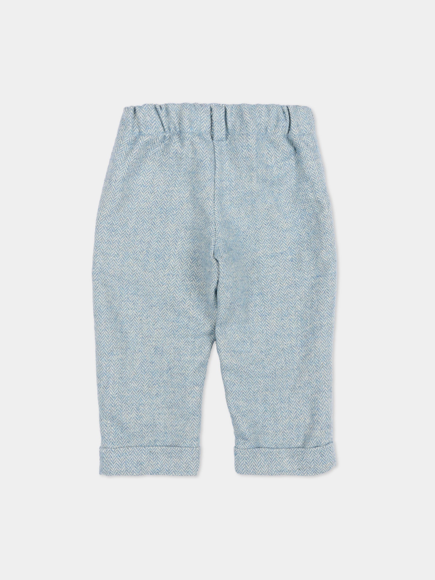 Pantaloni celesti per neonato,J.o. Milano,564G2 AVIO