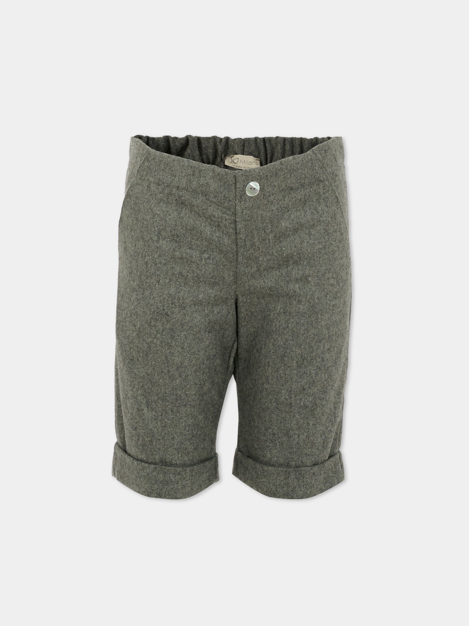 Shorts grigi per bambino,J.o. Milano,564Z1 GRIGIO