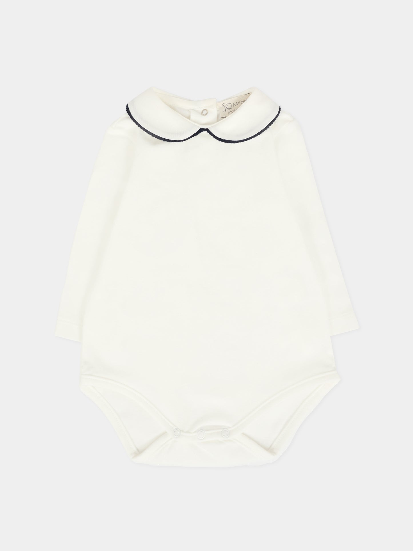 Body bianco per neonato,J.o. Milano,561Z1 PANNA/BLU