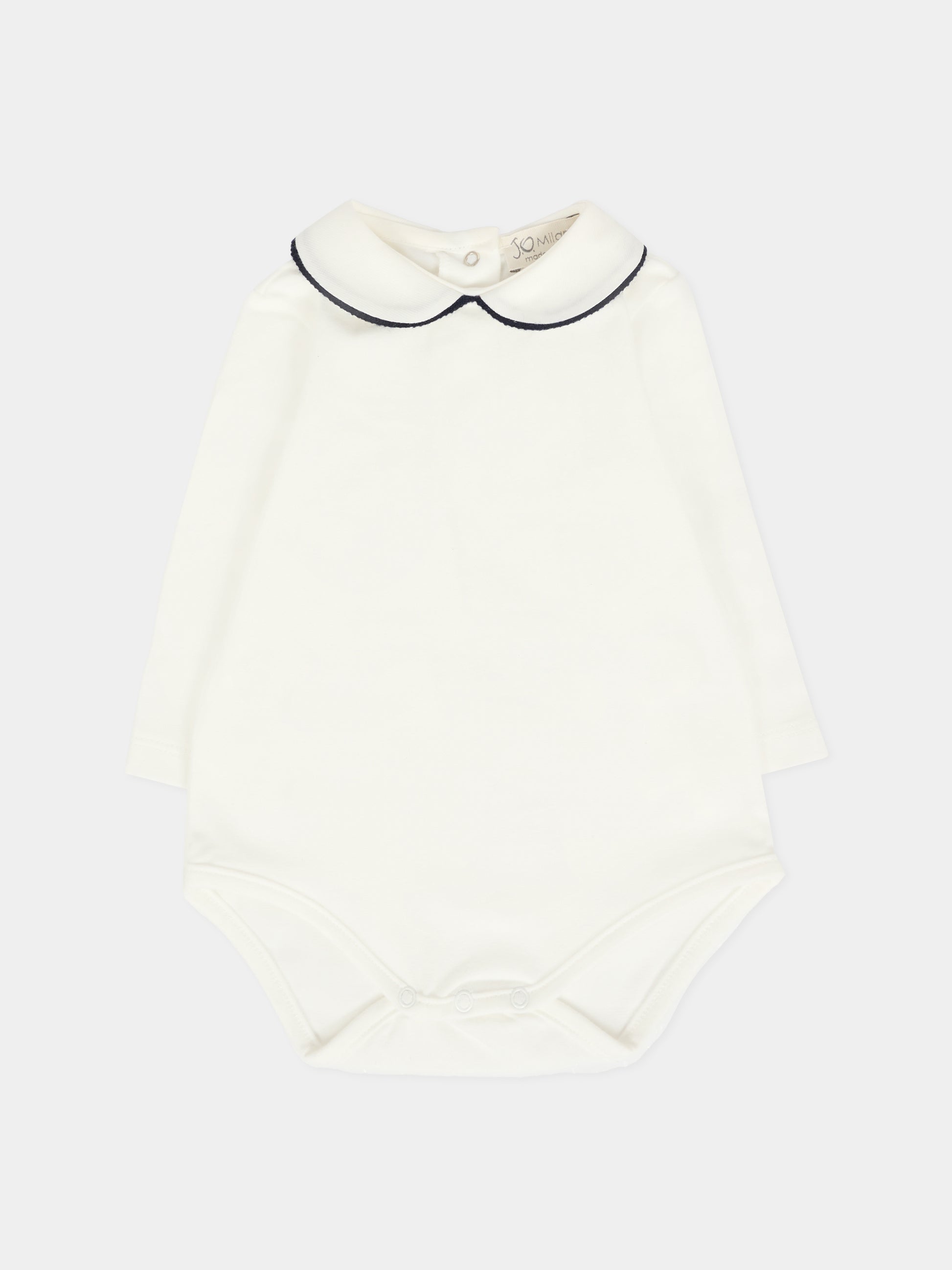 Body bianco per neonato,J.o. Milano,561Z1 PANNA/BLU