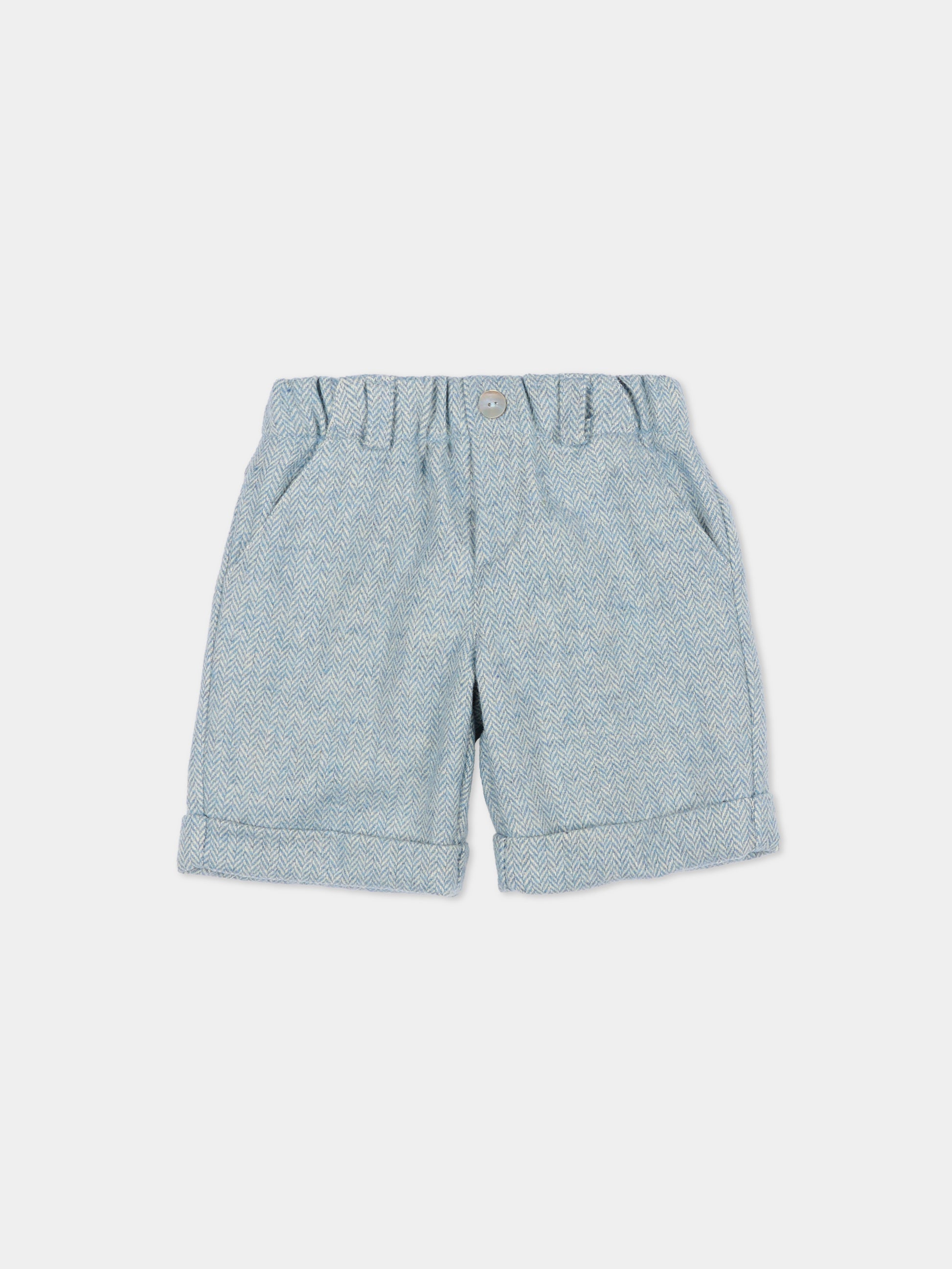 Shorts celesti per neonato,J.o. Milano,564G1 AVIO