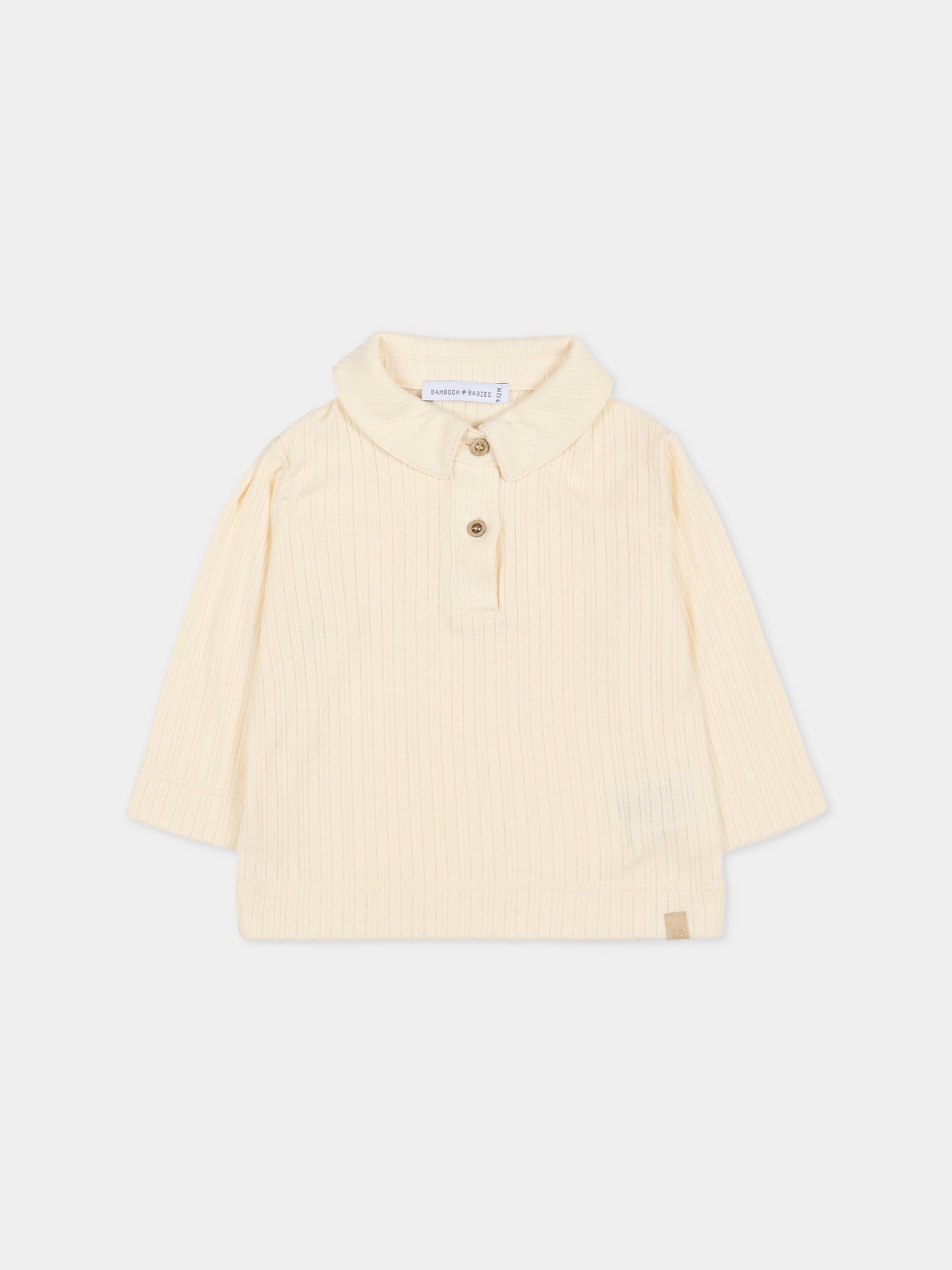 Polo avorio per neonati,Bamboom,1046 WARM WHITE
