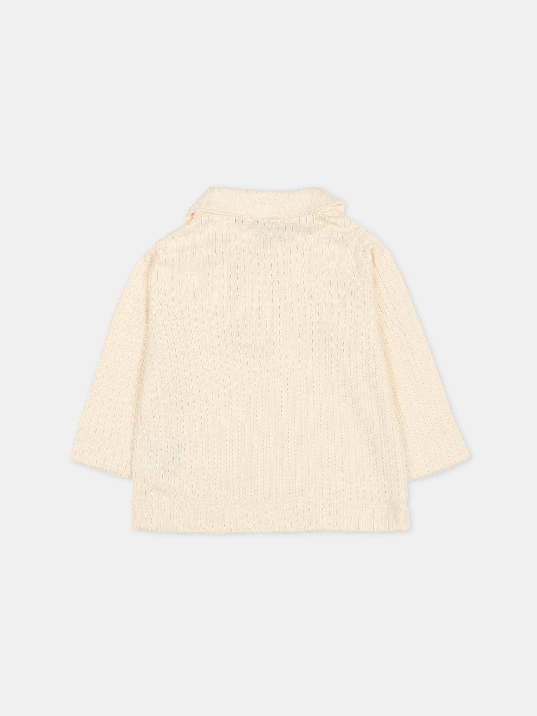 Polo avorio per neonati,Bamboom,1046 WARM WHITE