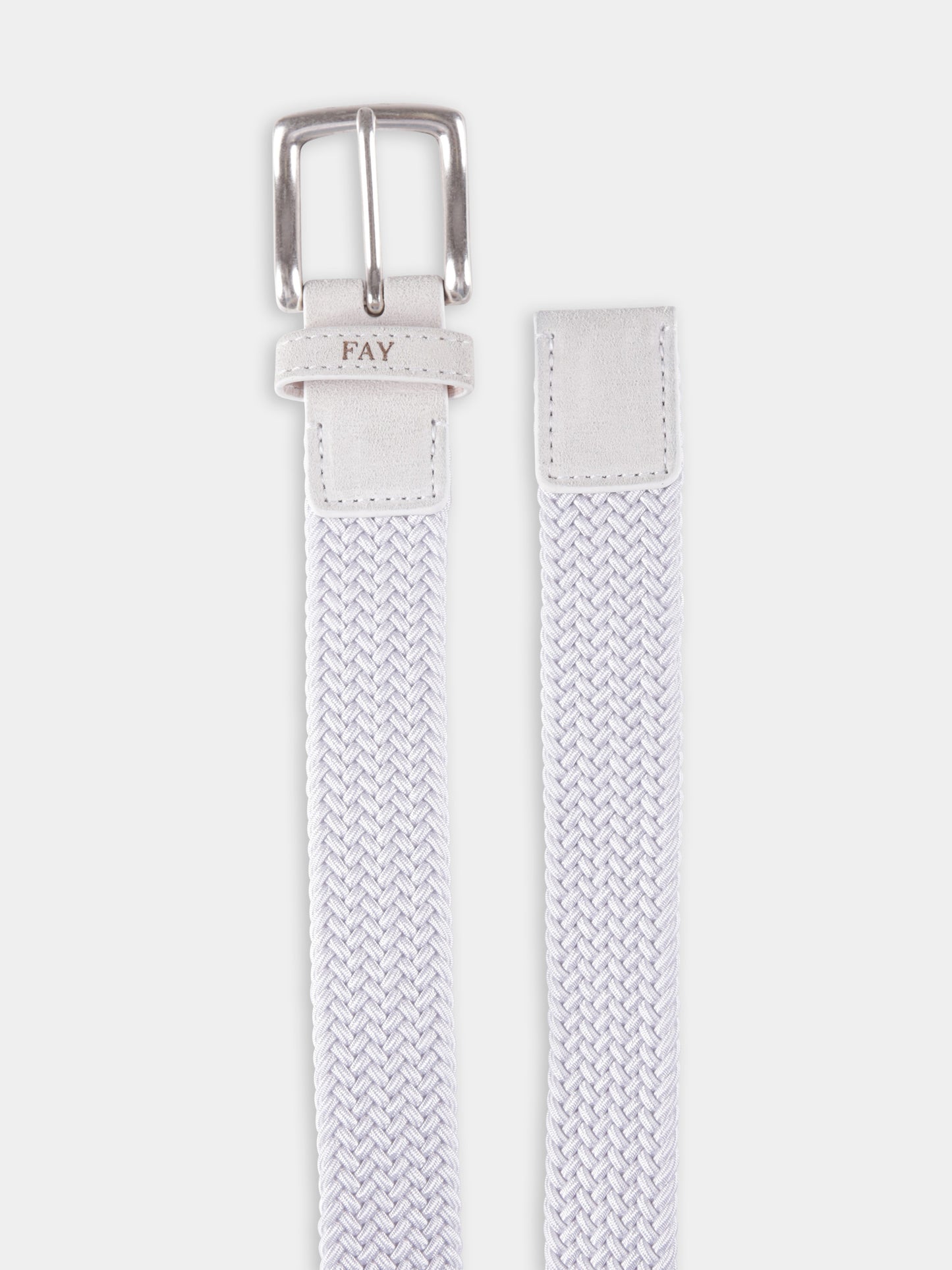 Ceinture blanche pour garçon avec logo