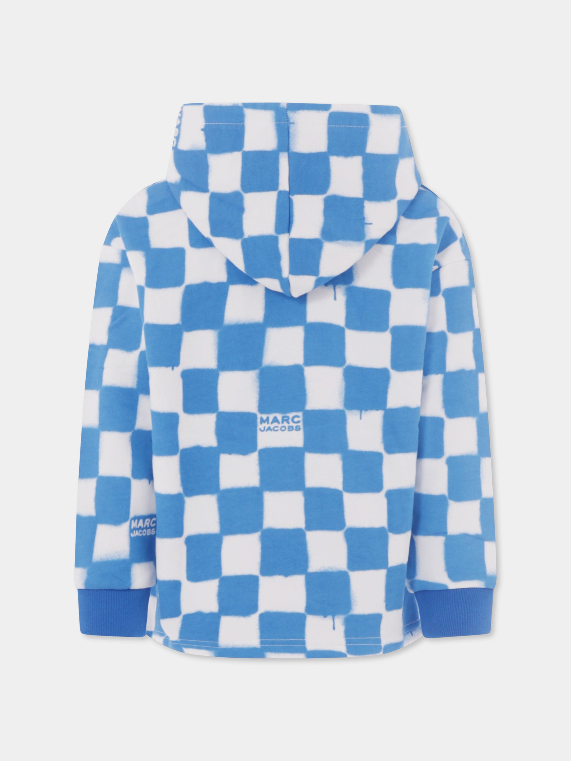 Felpa azzurra per bambino con logo,Marc Jacobs,W60191 873