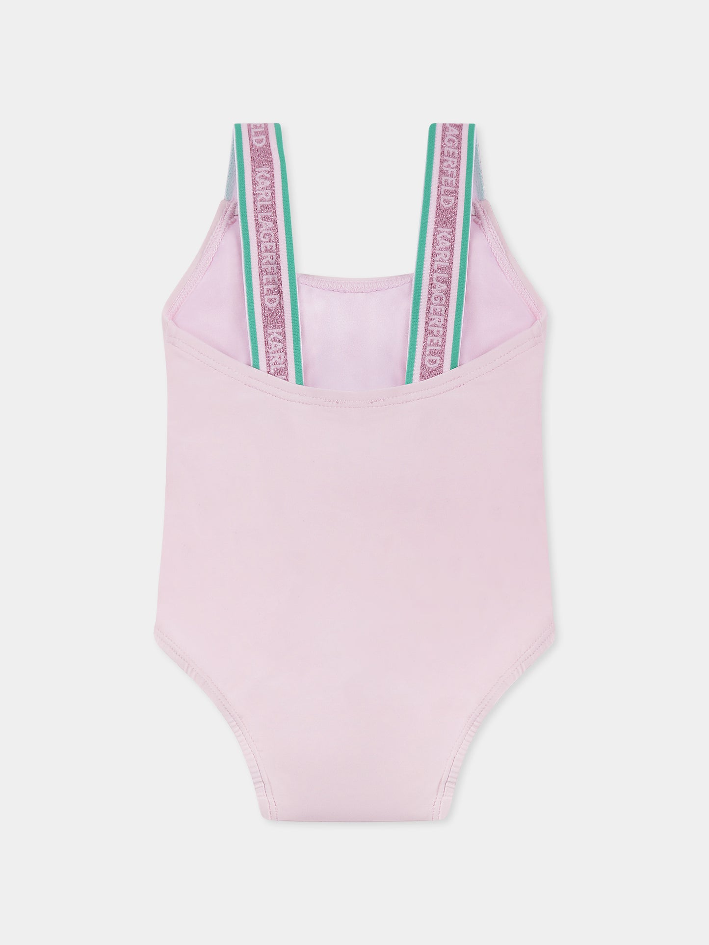 Maillot de bain rose pour bébé fille avec Choupette