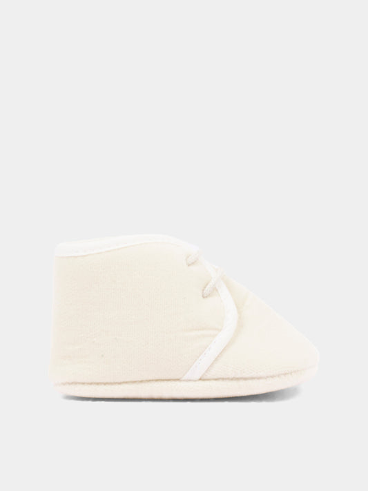 Chaussures ivoire pour bébé garçon