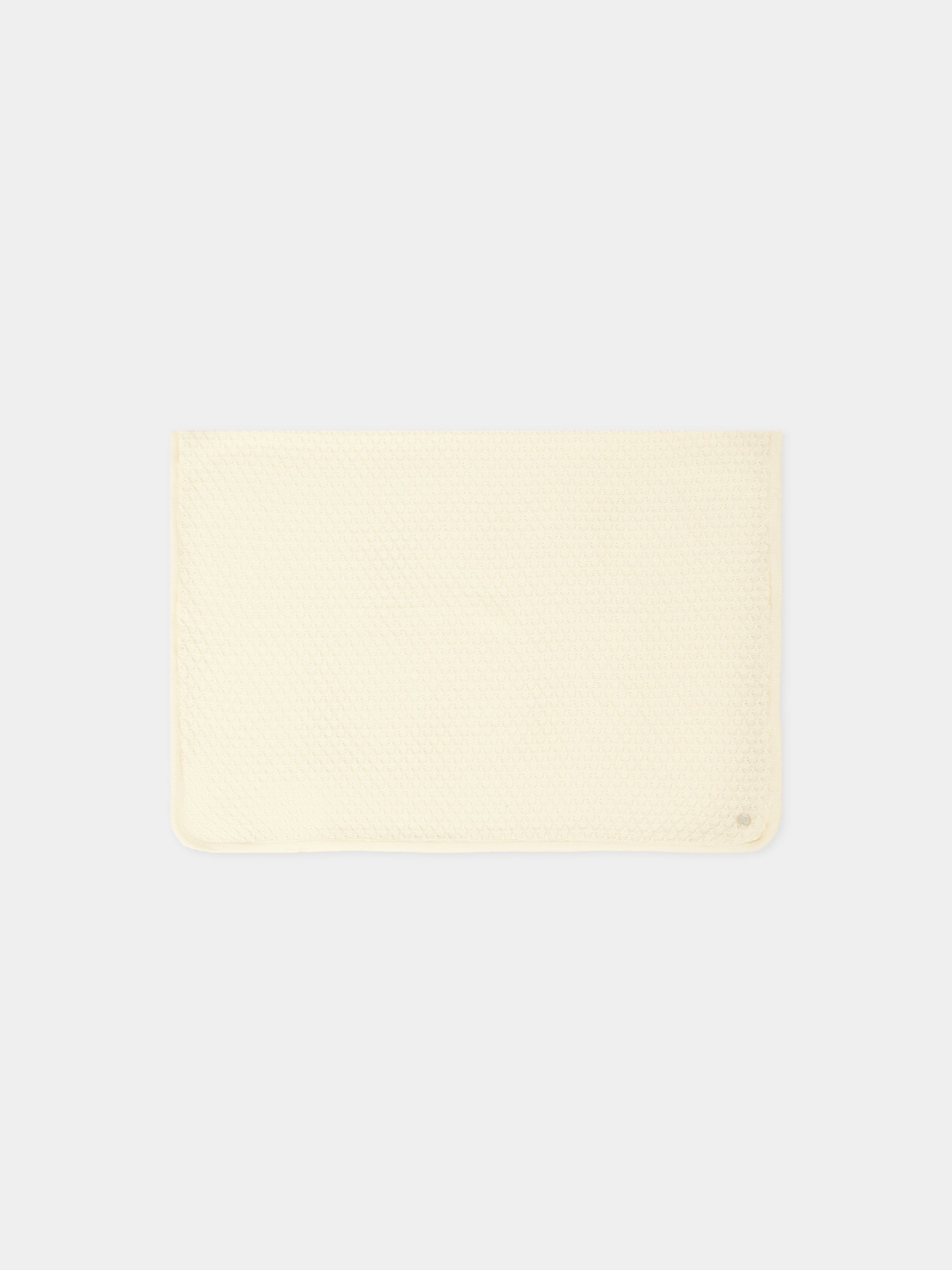 Coperta avorio per neonati con logo,Paz Rodríguez,031 123073 60 H94