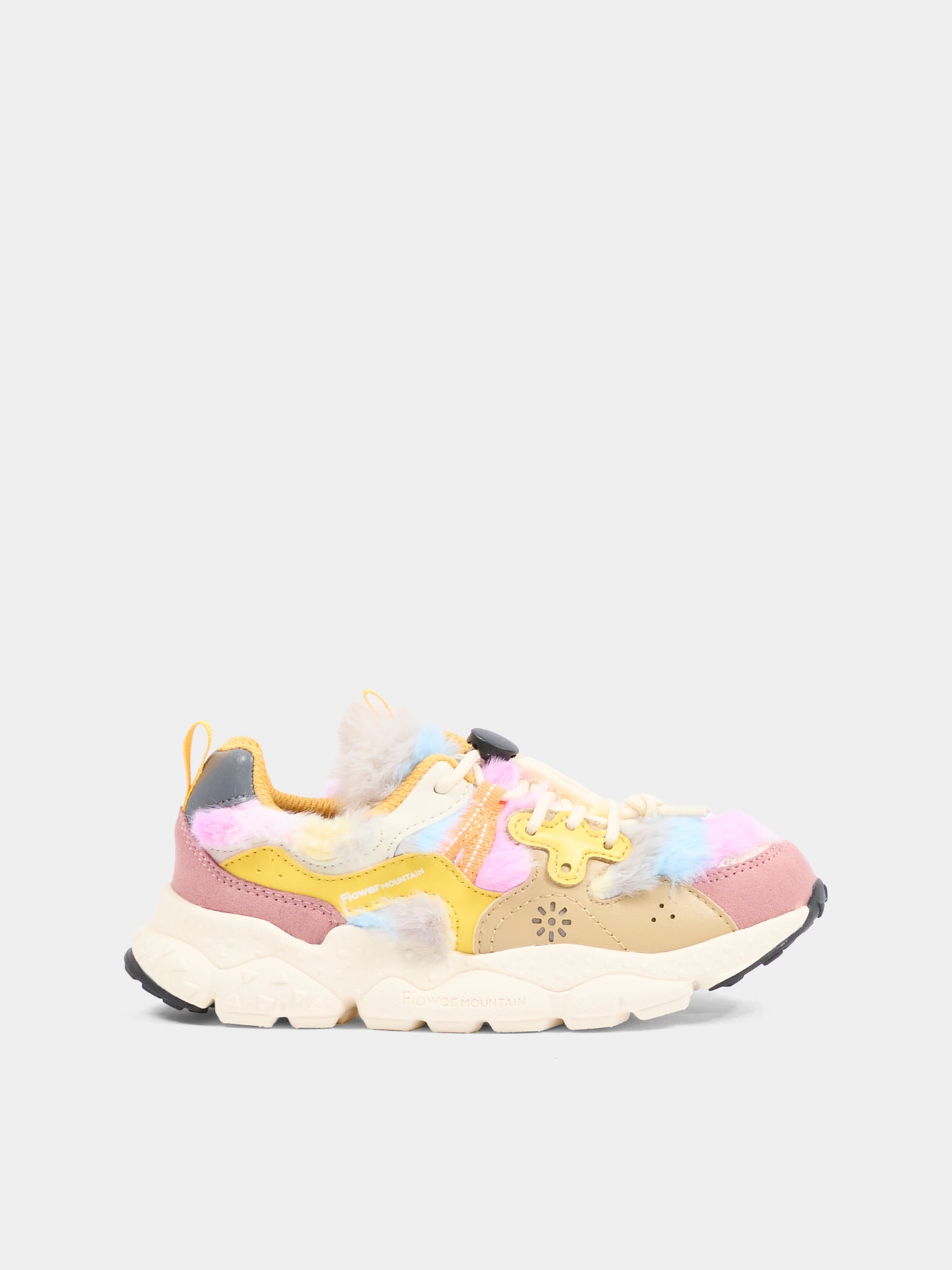 Sneakers Yamano multicolor per bambini con logo,Flower Mountain,0012015497 49 2M80