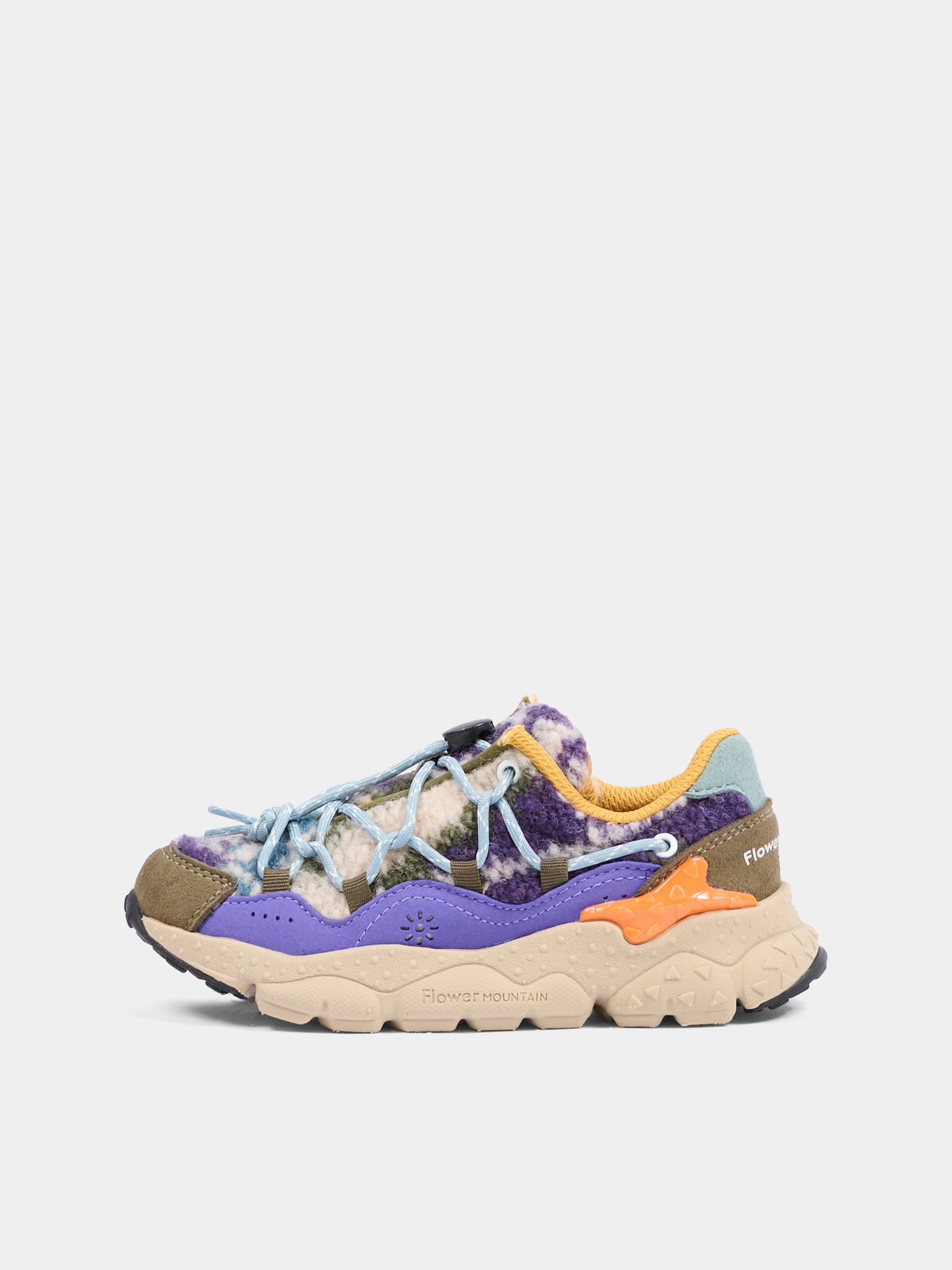 Sneakers Raikiri multicolor per bambino con logo,Flower Mountain,0012015499 26 2F04