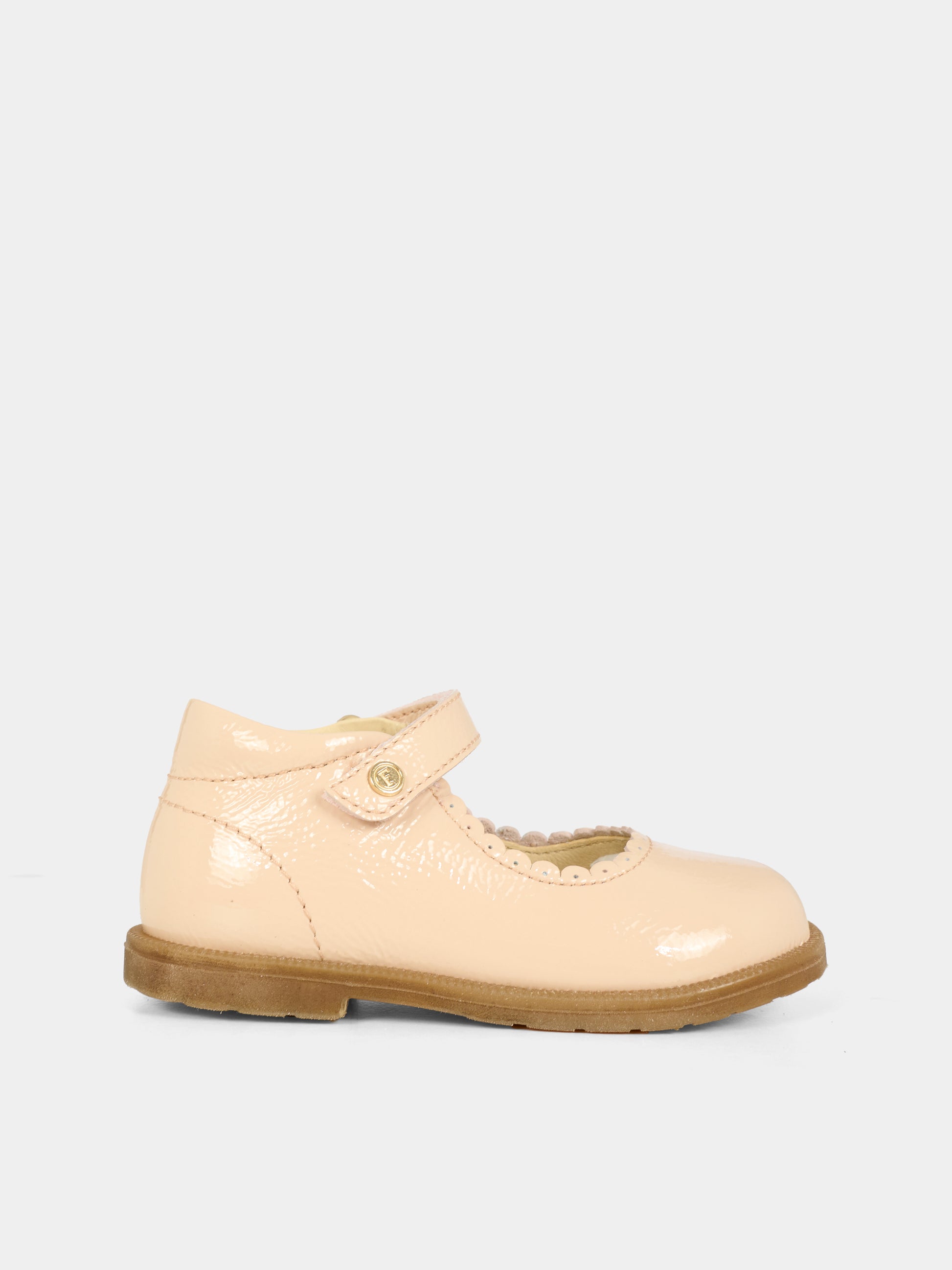 Ballerine rosa per bambina con logo,Falcotto,0012019578 02 0M12