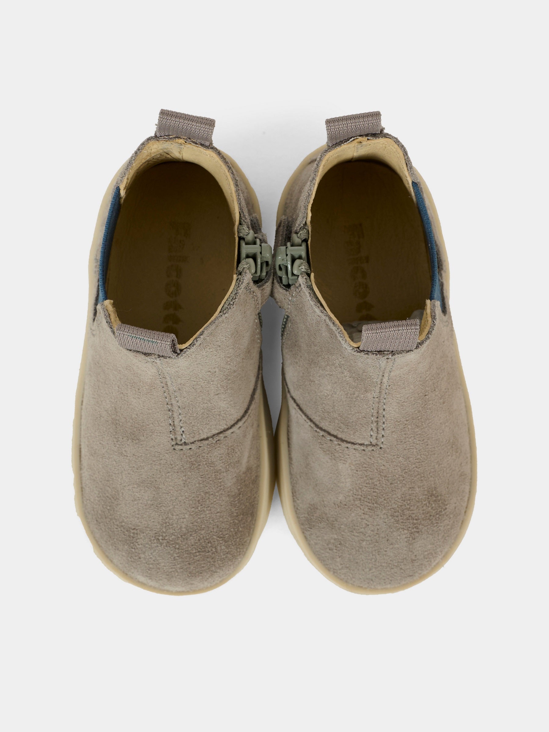 Sivaletti grigi per bambino con logo,Falcotto,0012501860 14 1B10