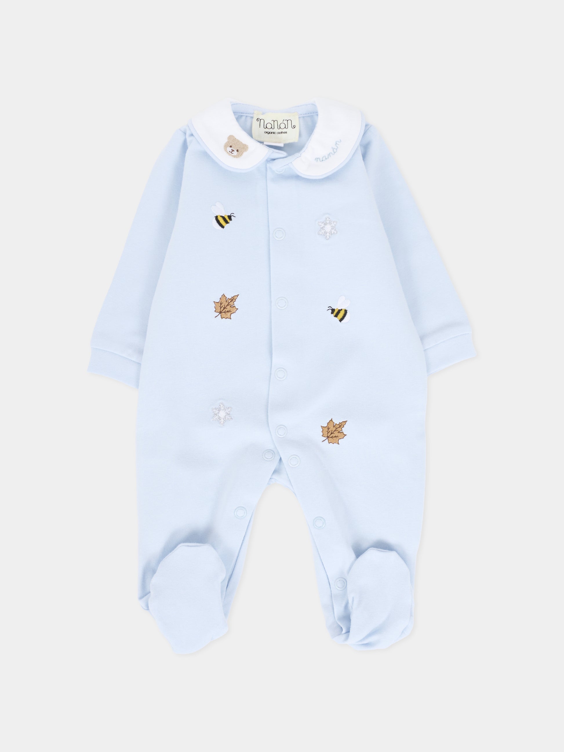 Tutina celeste per neonato con api,Nanán,I25002A