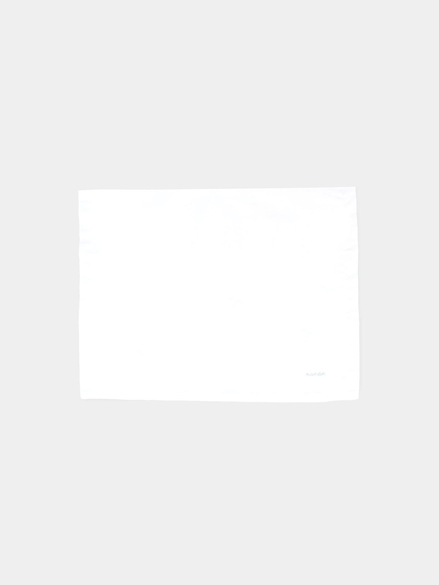 Set lenzuola bianco per neonato con ape e logo,Nanán,I25007A