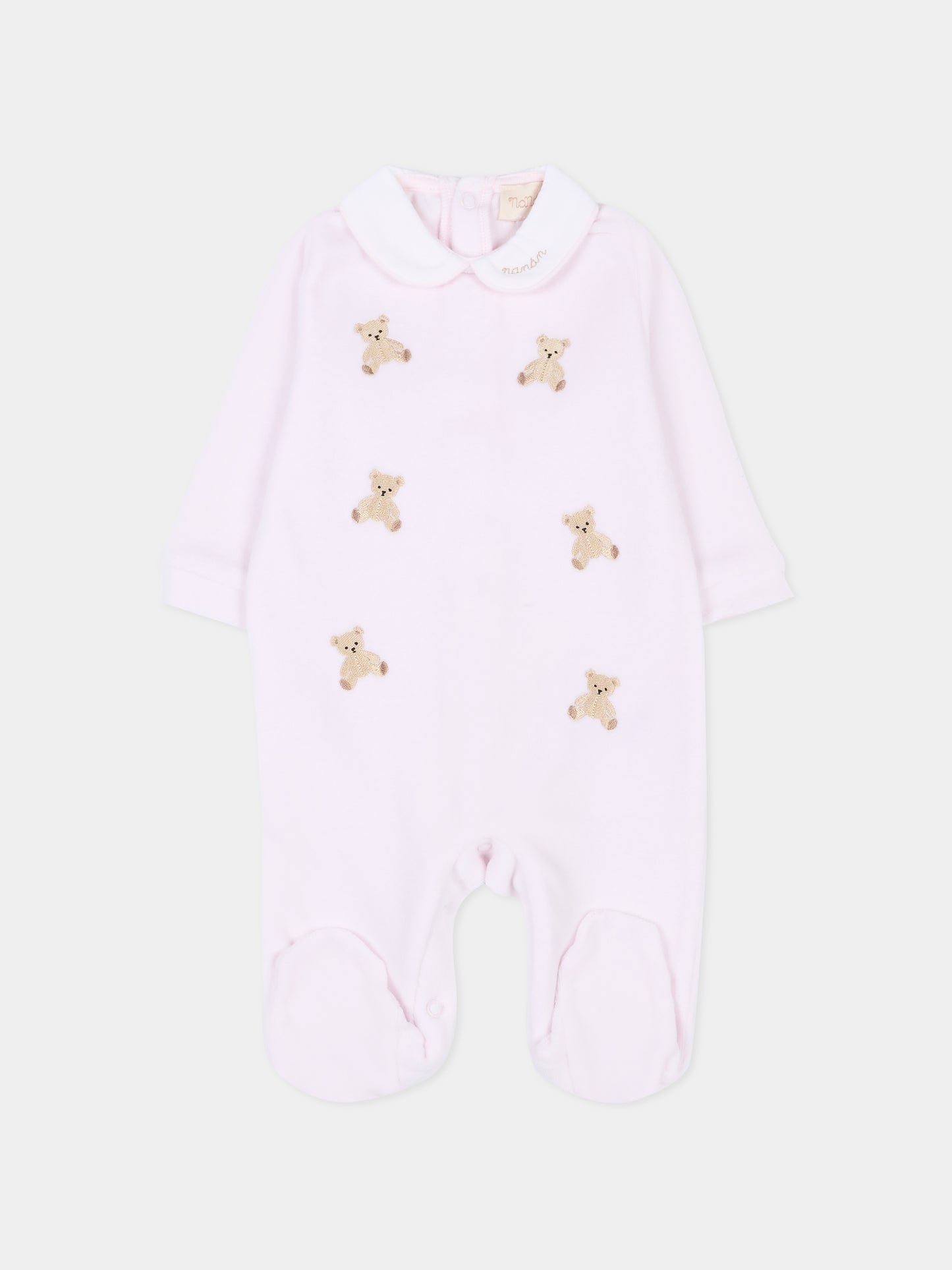 Tutina rosa per neonata con orsetti,Nanán,I25015R