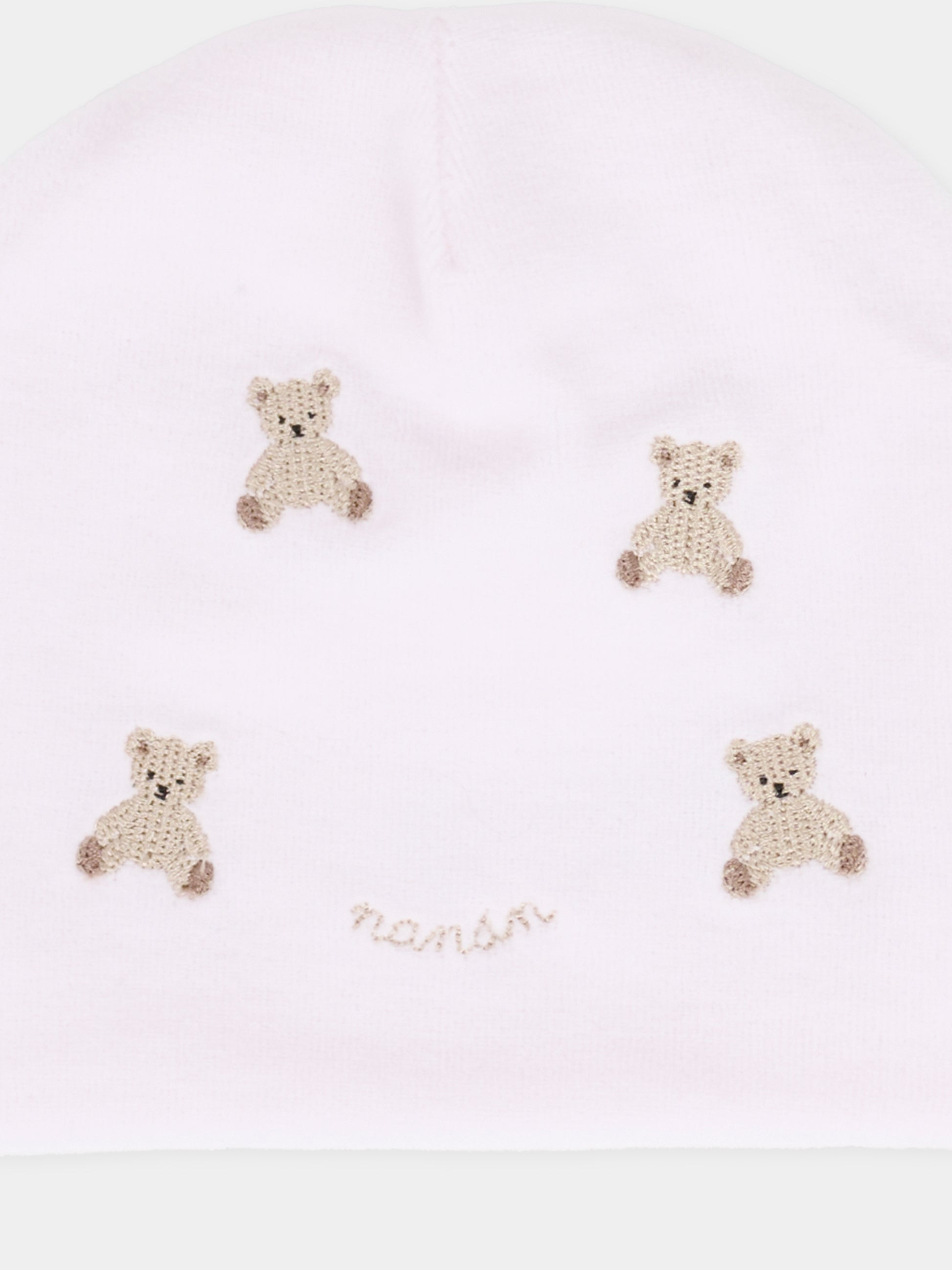 Cappello rosa per neonata con orsetti,Nanán,I25018R