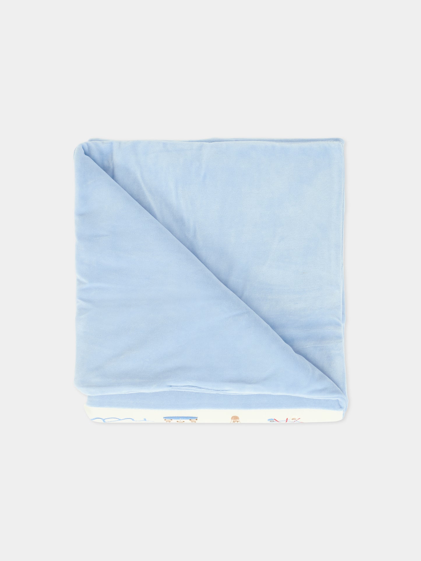 Coperta celeste per neonato con giostre,Nanán,I25133A