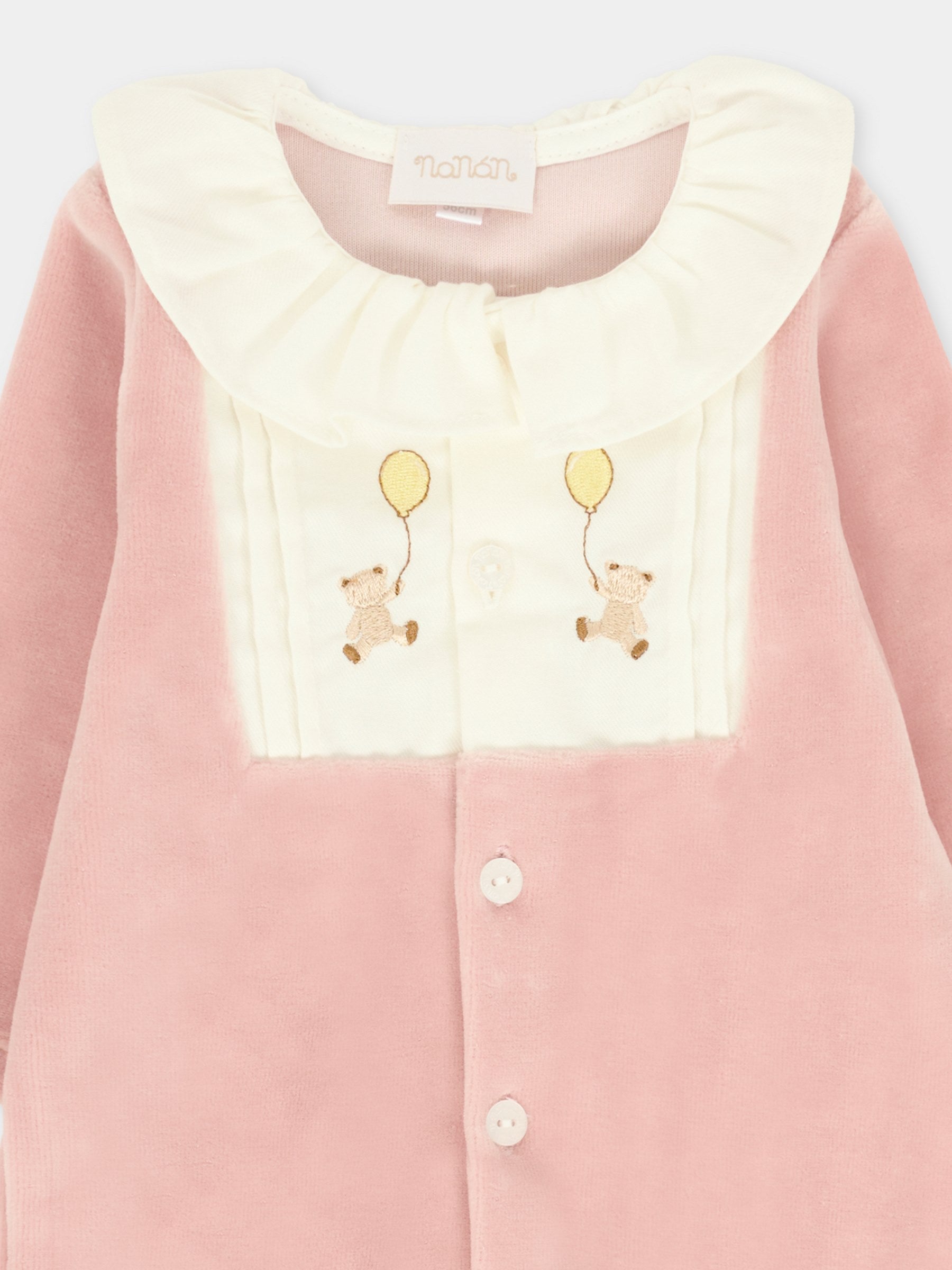 Tutina rosa per neonata con orsetti,Nanán,I25433R