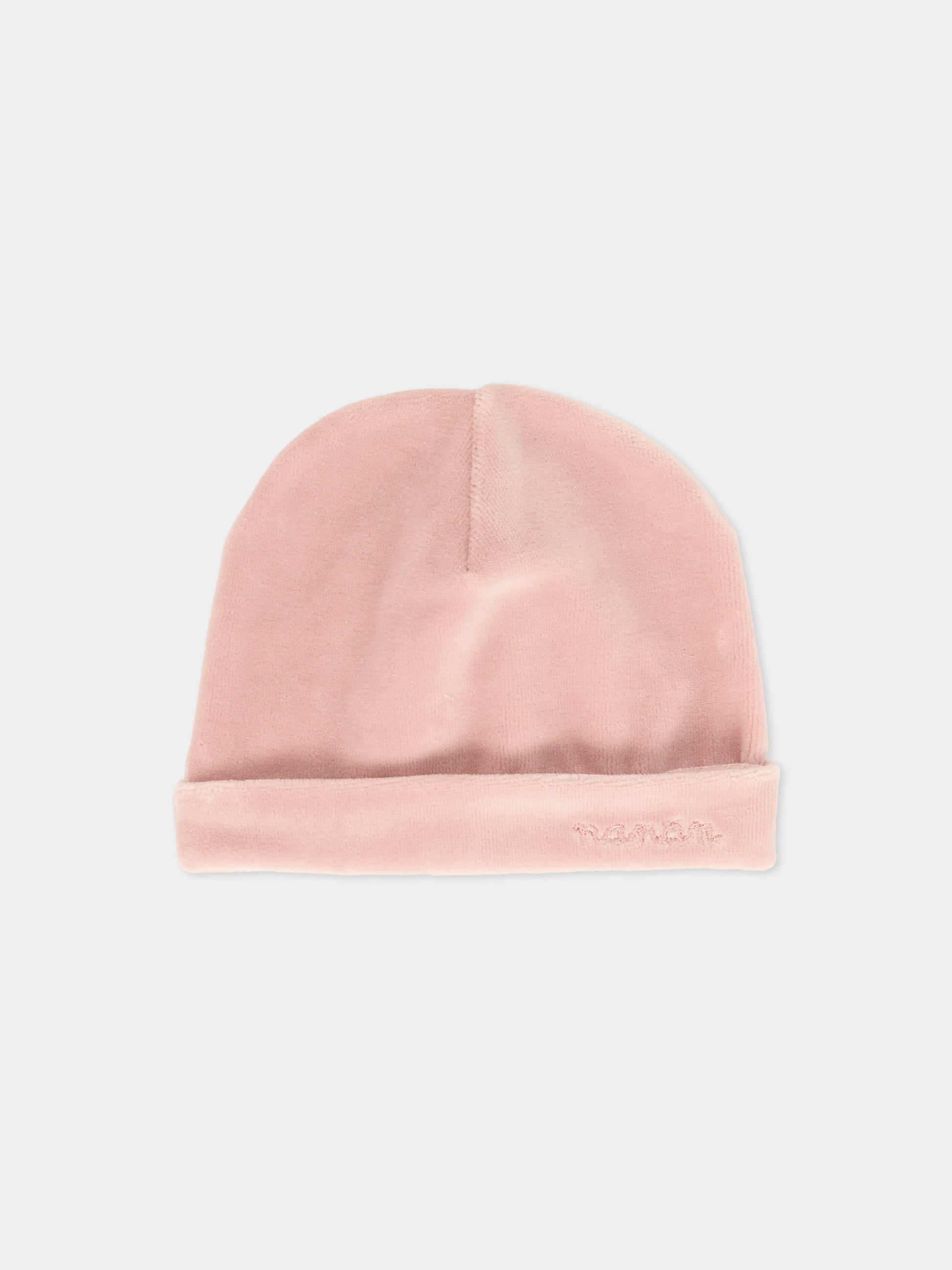 Cappello rosa per neonata con logo,Nanán,I25434R