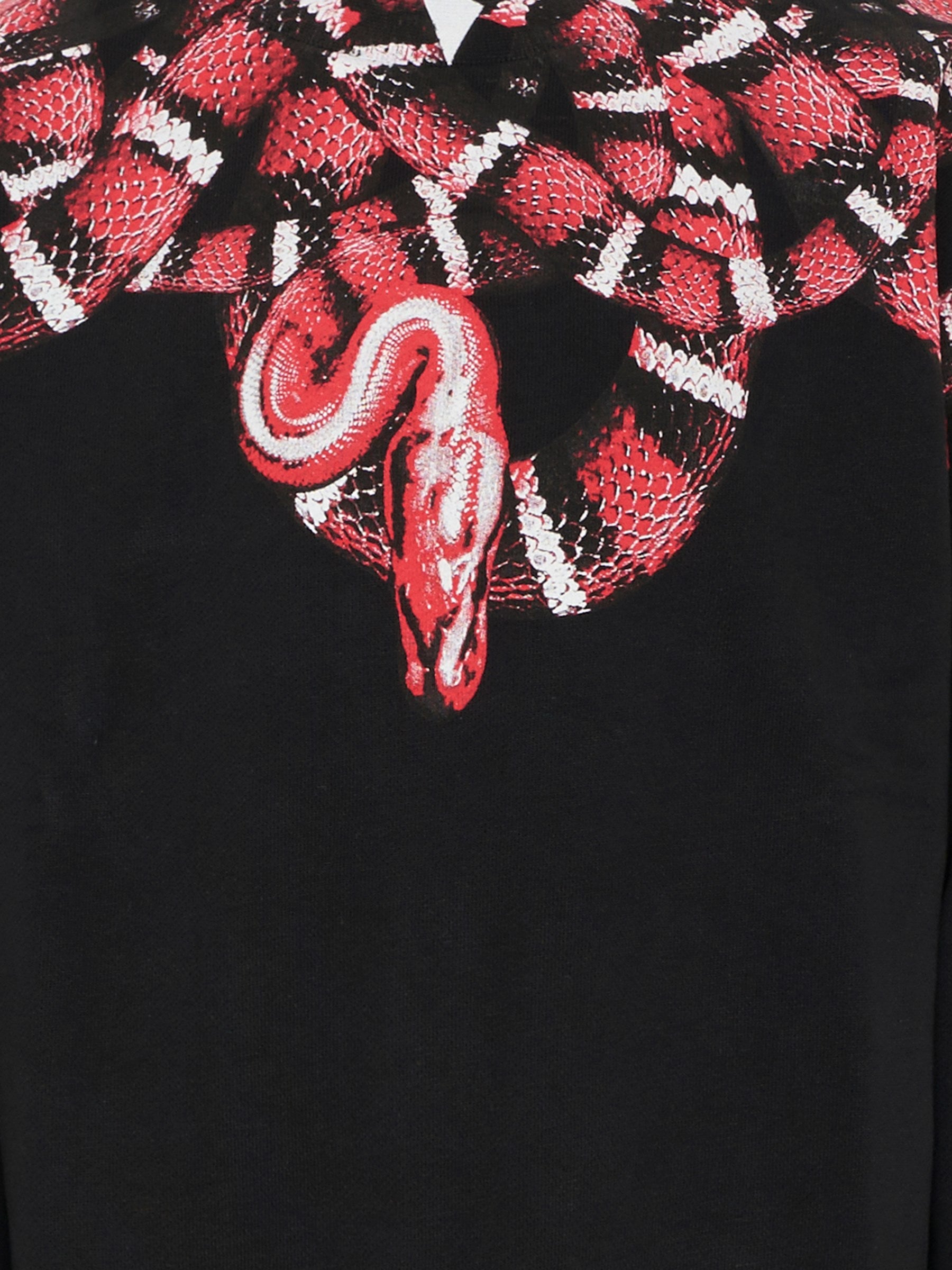 Felpa nera per bambino con serpente,County Of Milan Kids,F5CMJBSW104 110