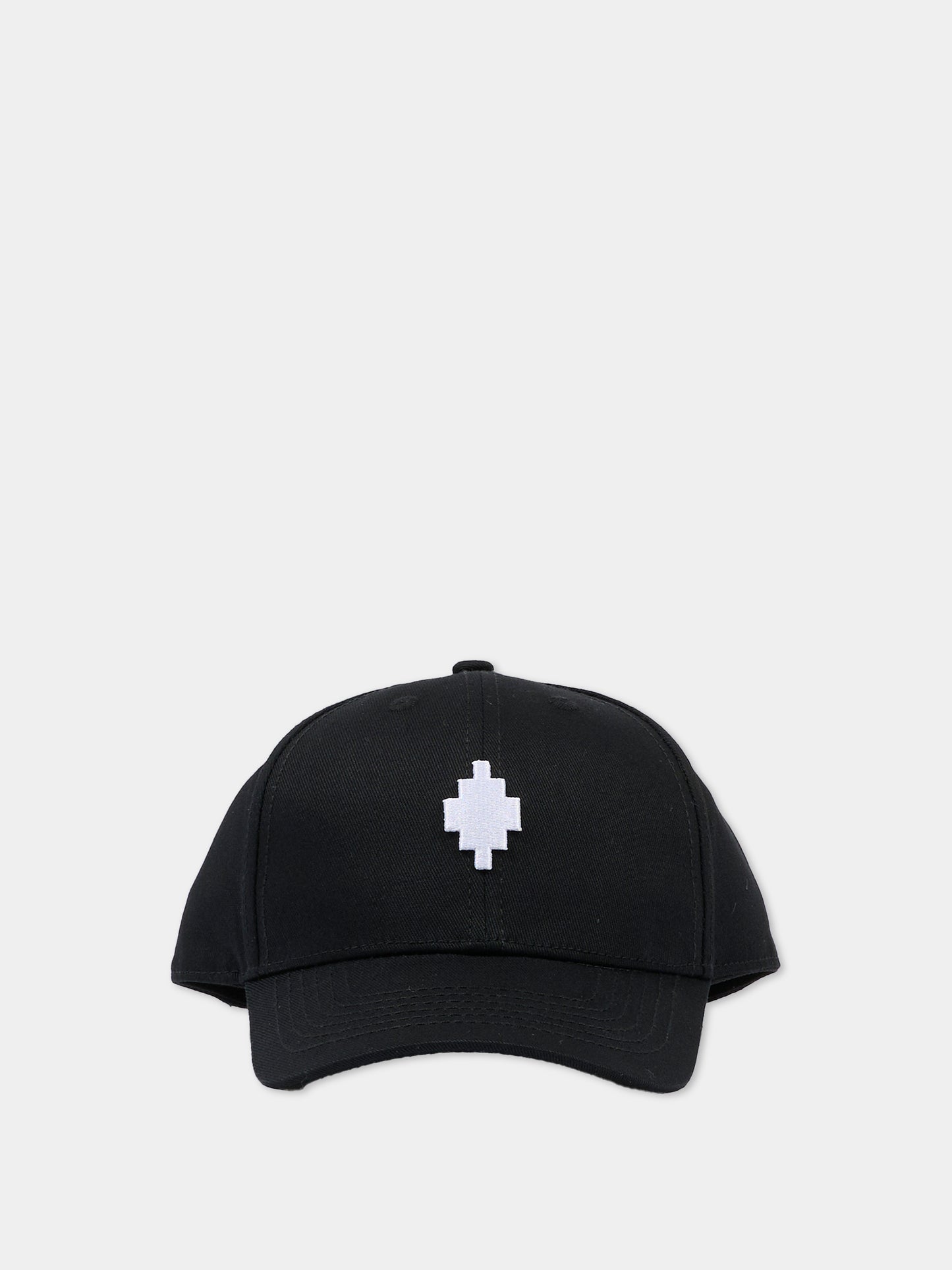 Cappello nero per bambino con logo,County Of Milan Kids,F5CMJUBC103 110