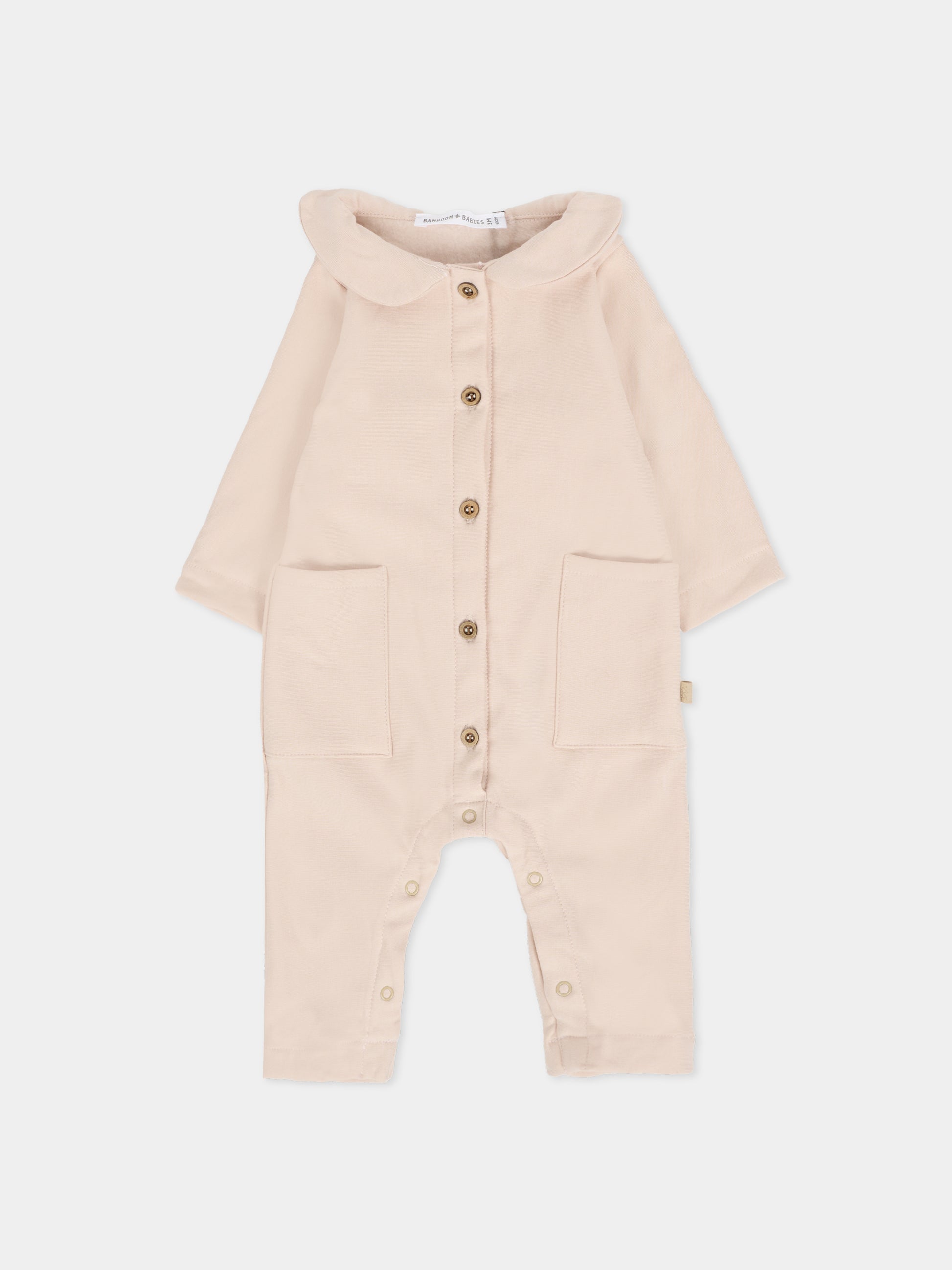 Tutina rosa per neonata,Bamboom,1019 VINTAGE PINK