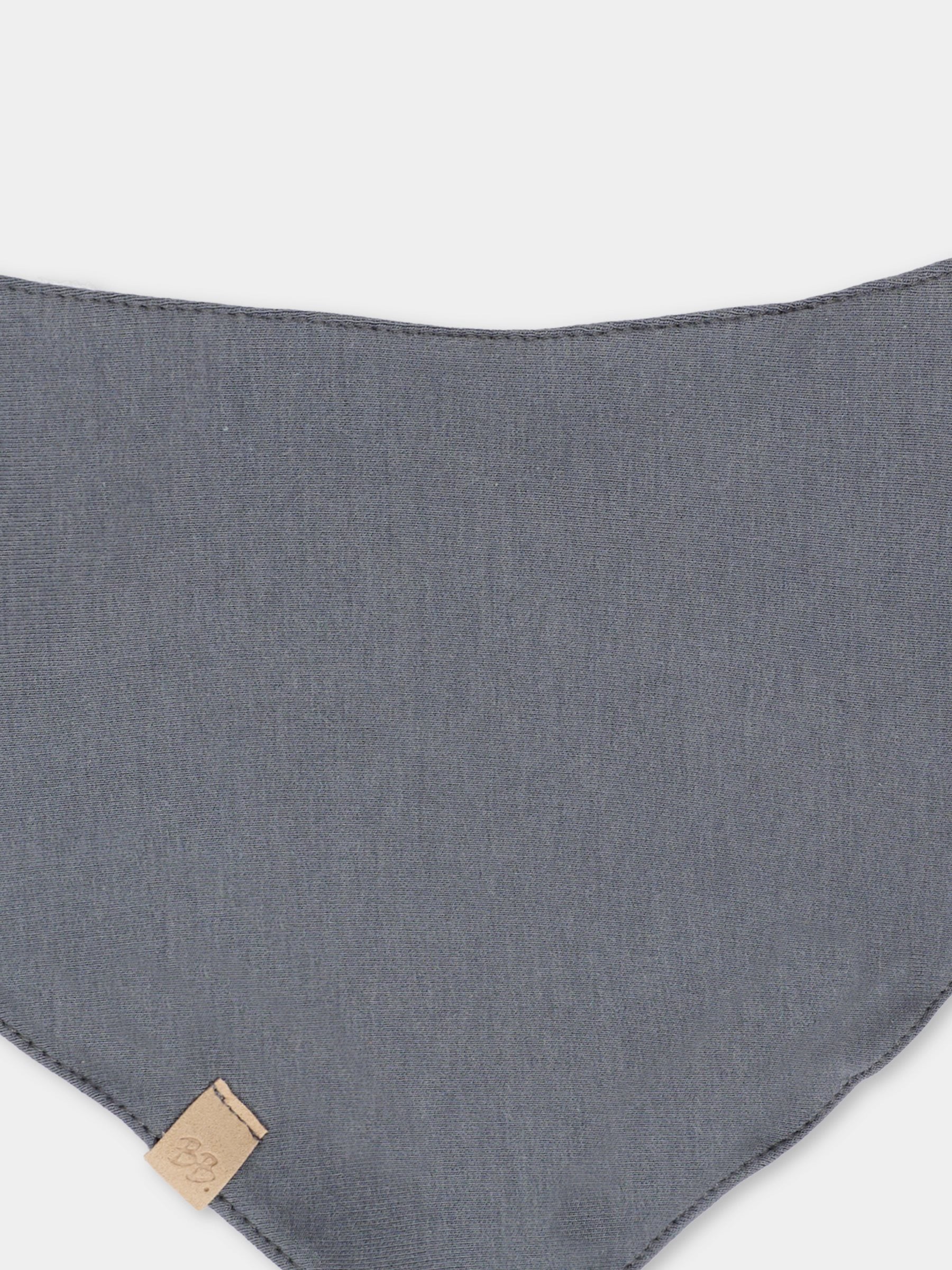 Bavaglino blu per neonato,Bamboom,1078 MIDNIGHT BLUE