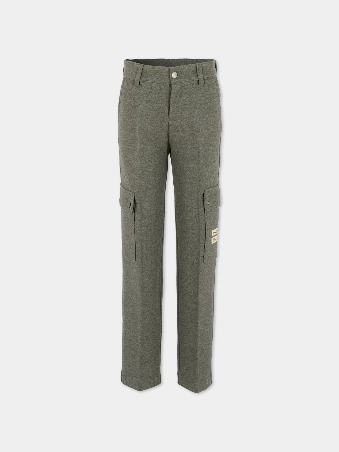 Pantaloni grigi per bambino con logo,Givenchy Kids,H30927 A83