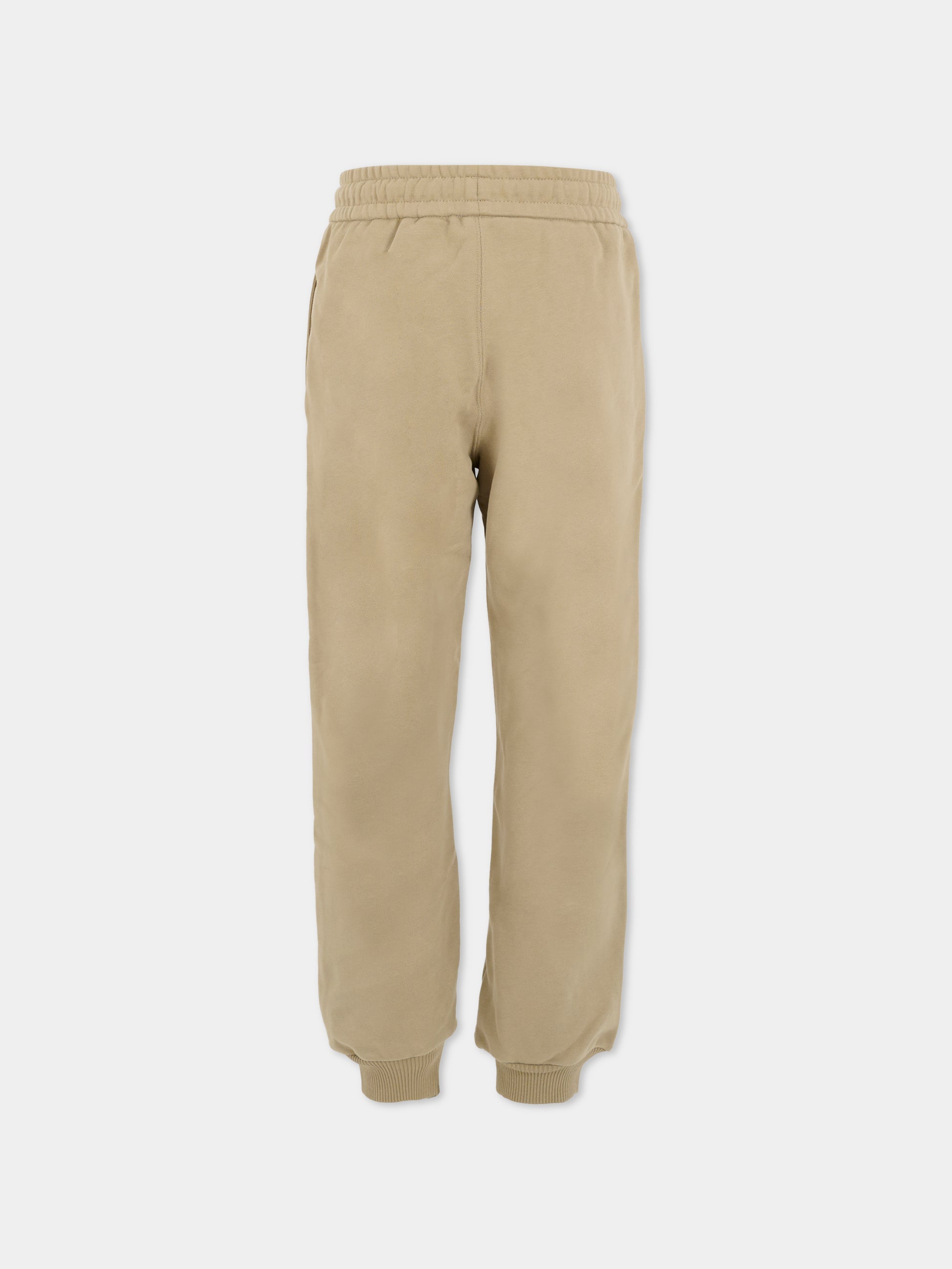 Pantaloni grigi per bambina con logo in velluto,Chloé Kids,C20631 63A