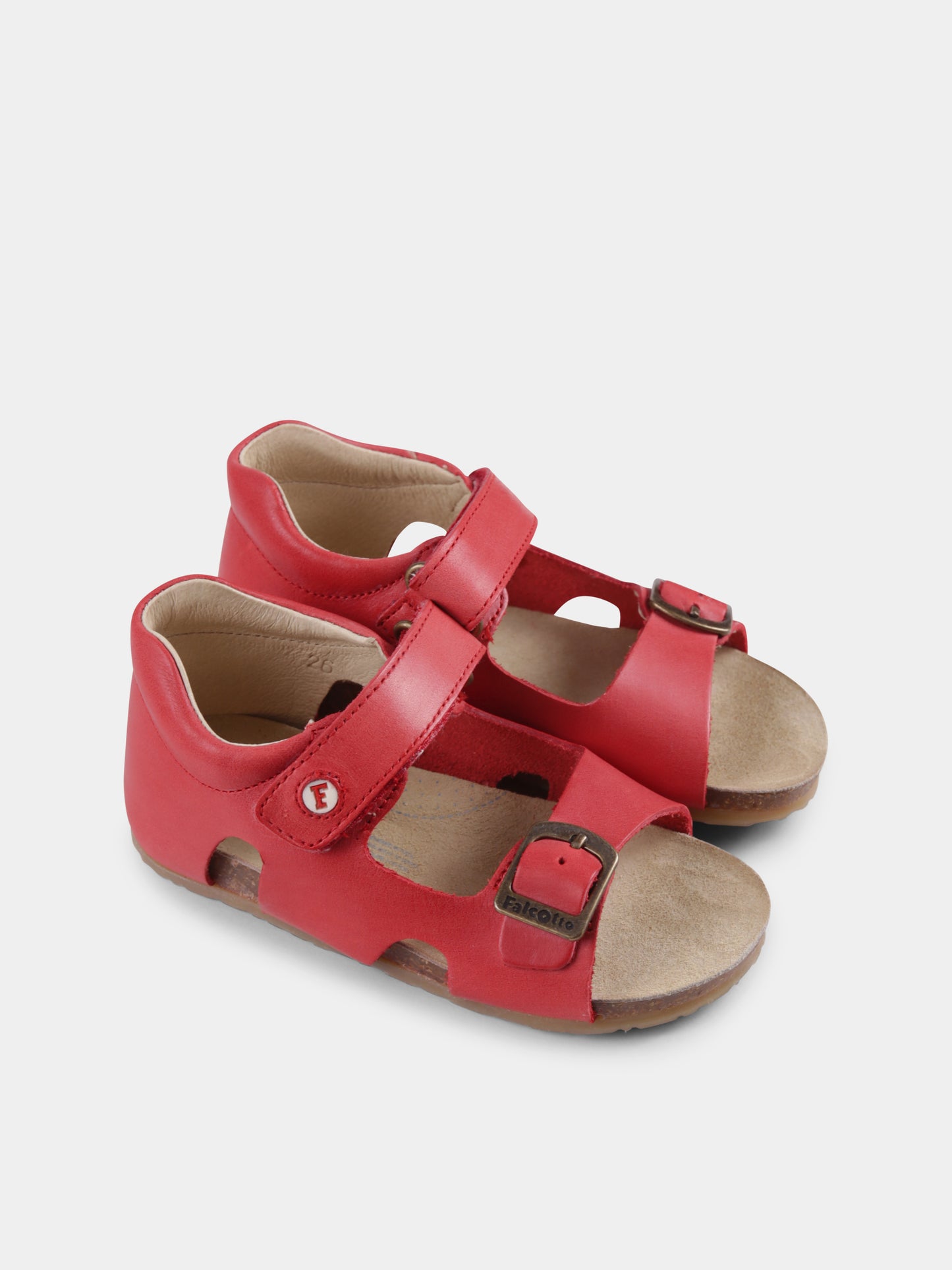 Sandali Bea rossi per neonato e bambino,Falcotto,001 1500737 01 0H05 BEA