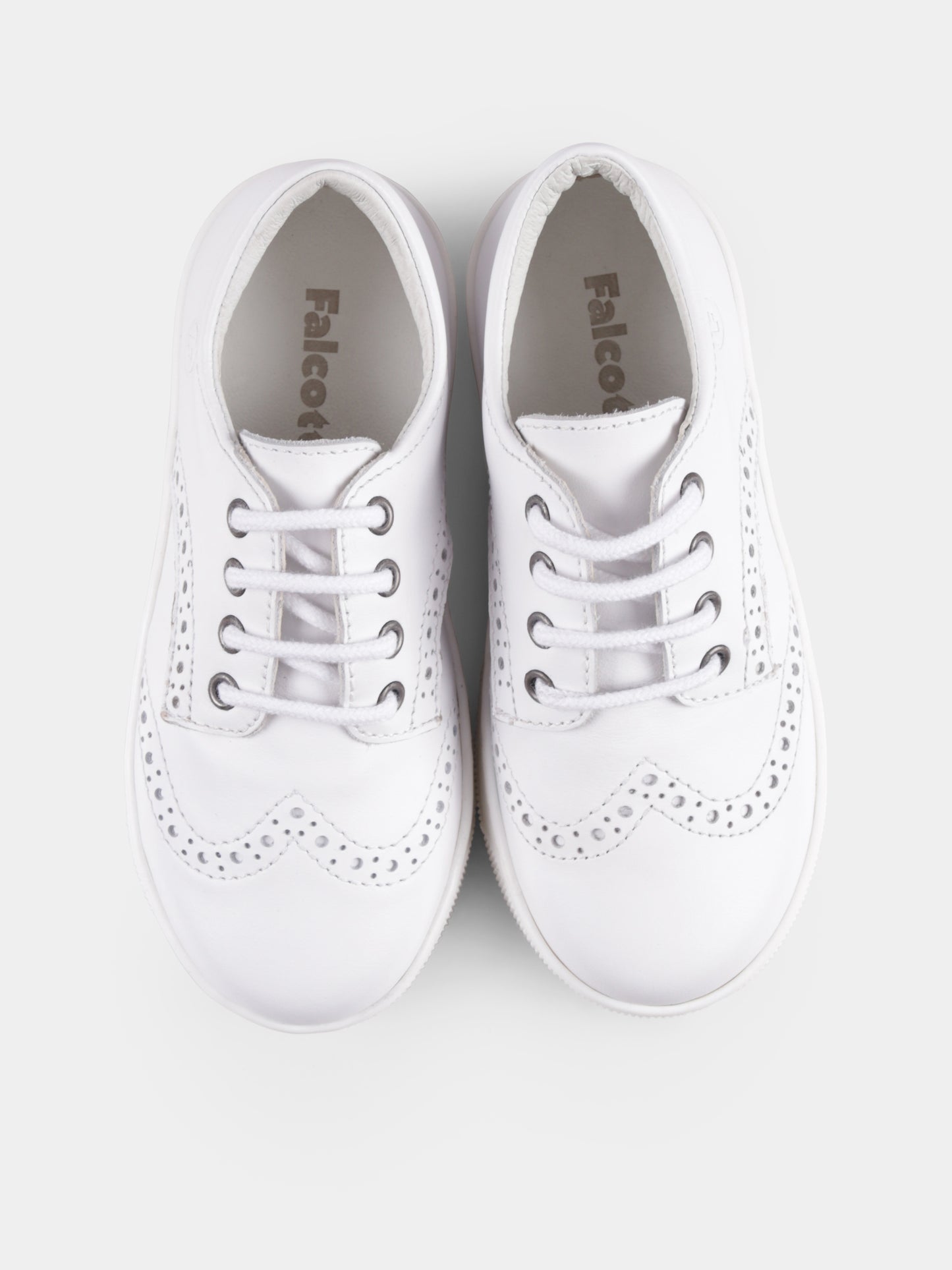 Chaussures à lacets blancs pour bébé garçon et garçon