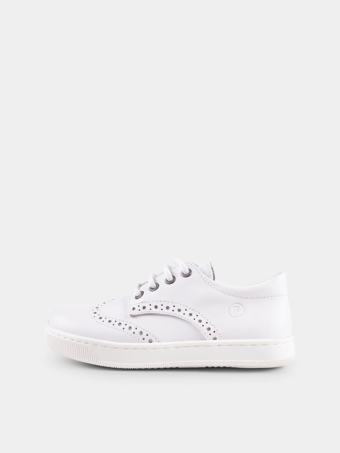 Chaussures à lacets blancs pour bébé garçon et garçon