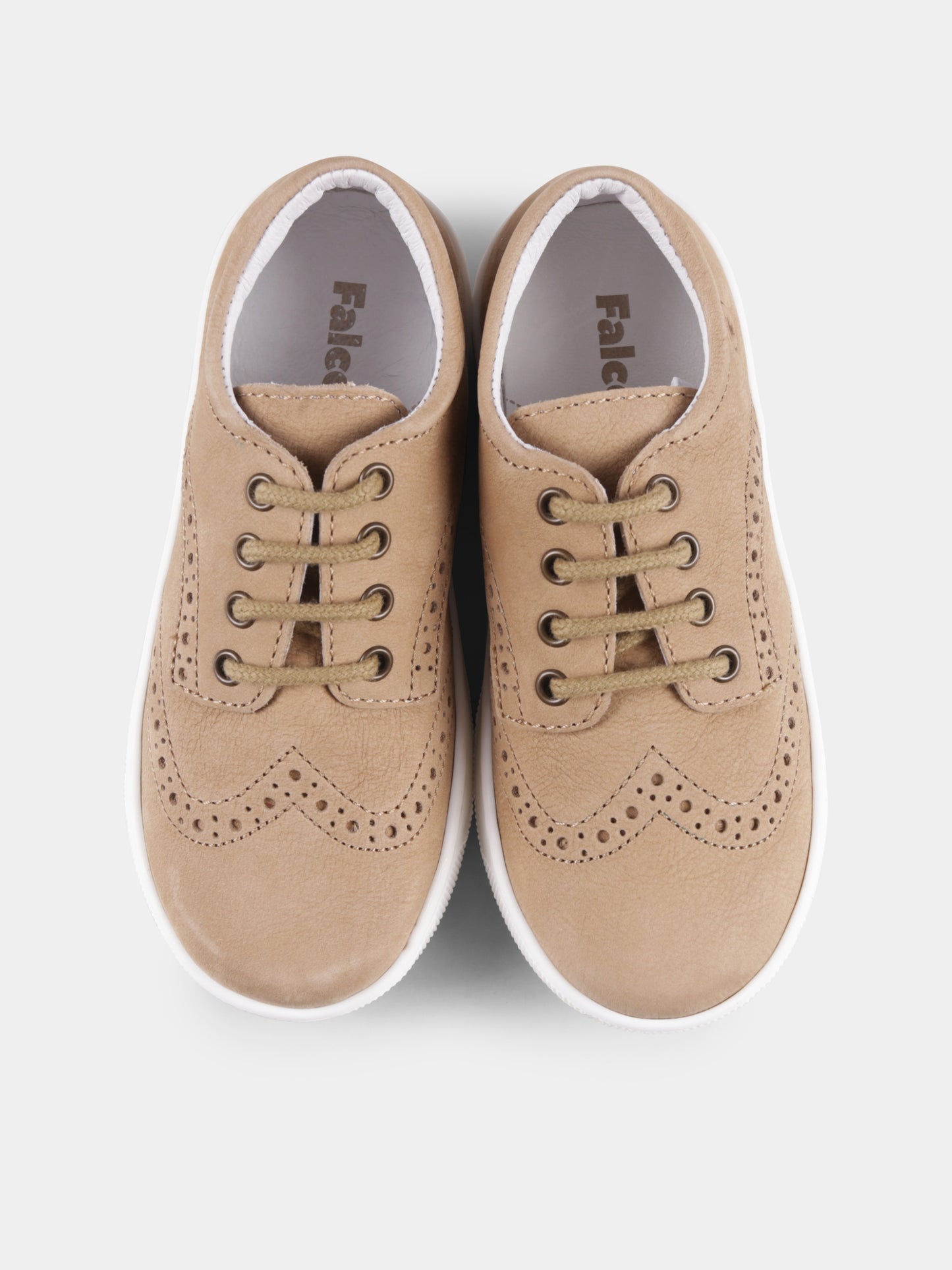 Chaussures à lacets marron pour bébé garçon and garçon