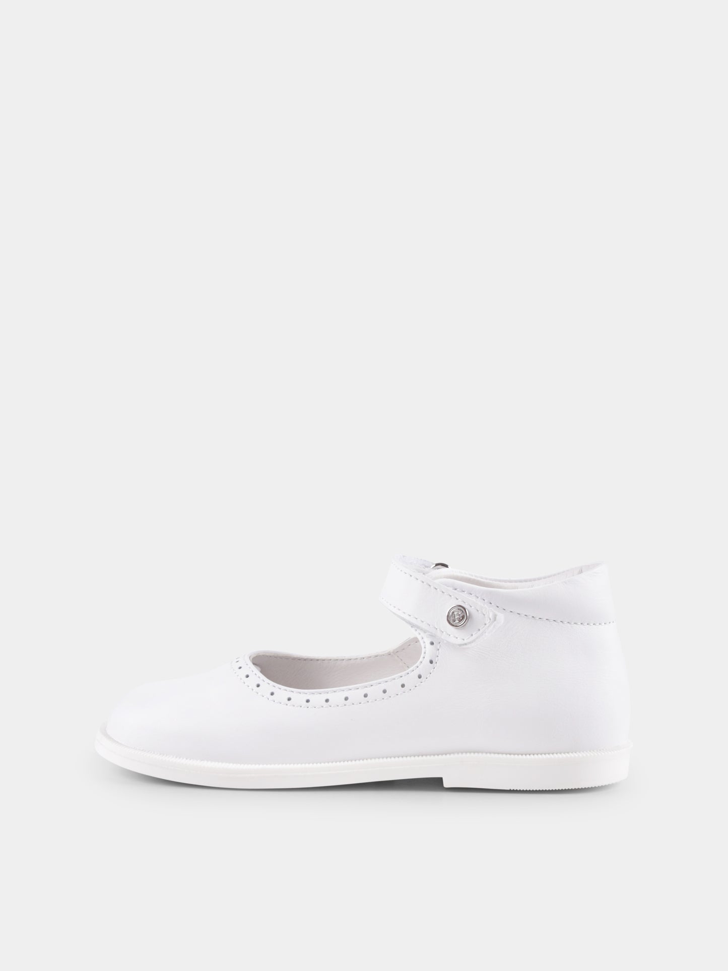 Ballerines blanche pour bébé fille et fille