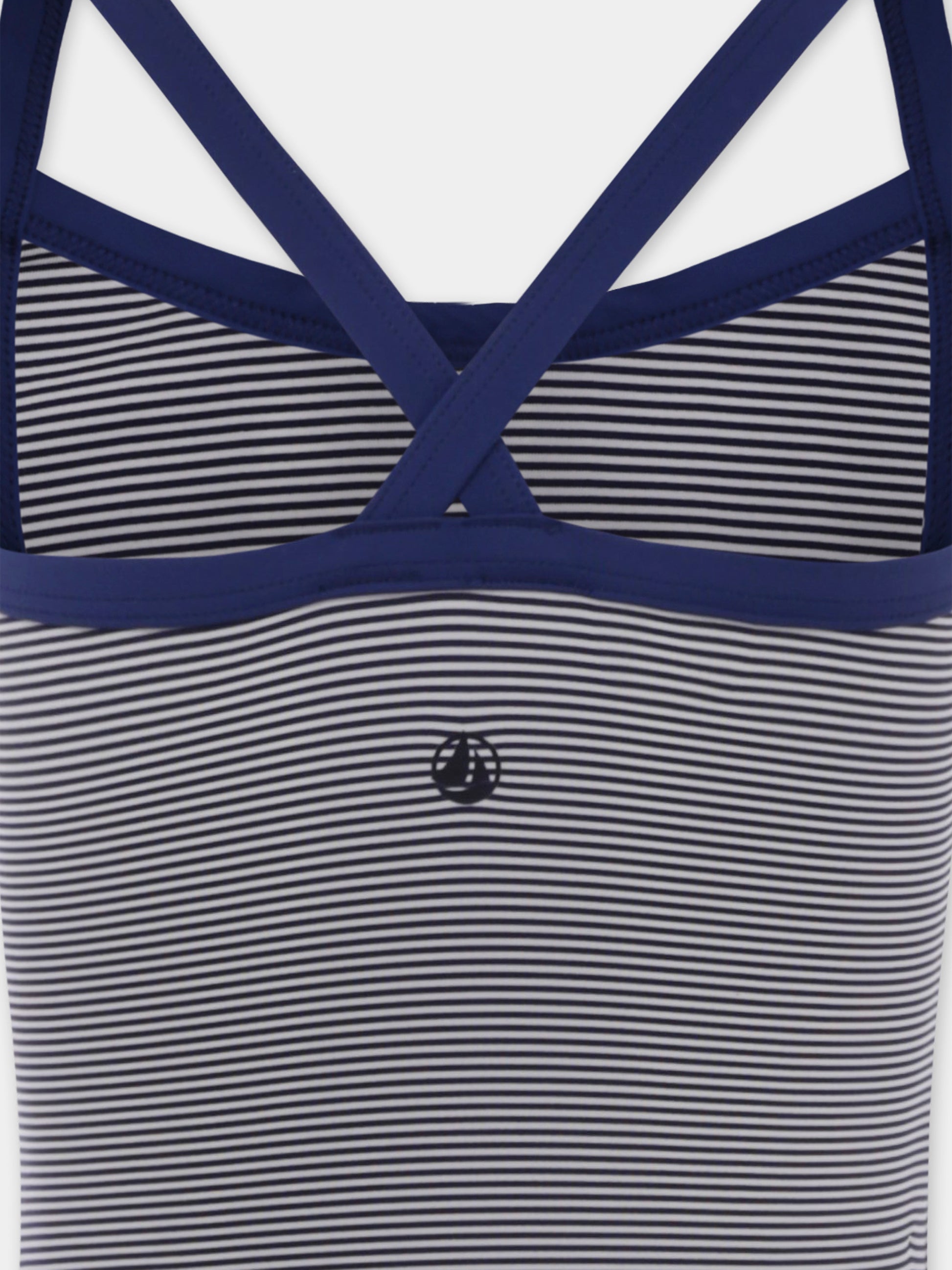 Costume intero blu per bambina,Petit Bateau,A09L2 MED/MA 01