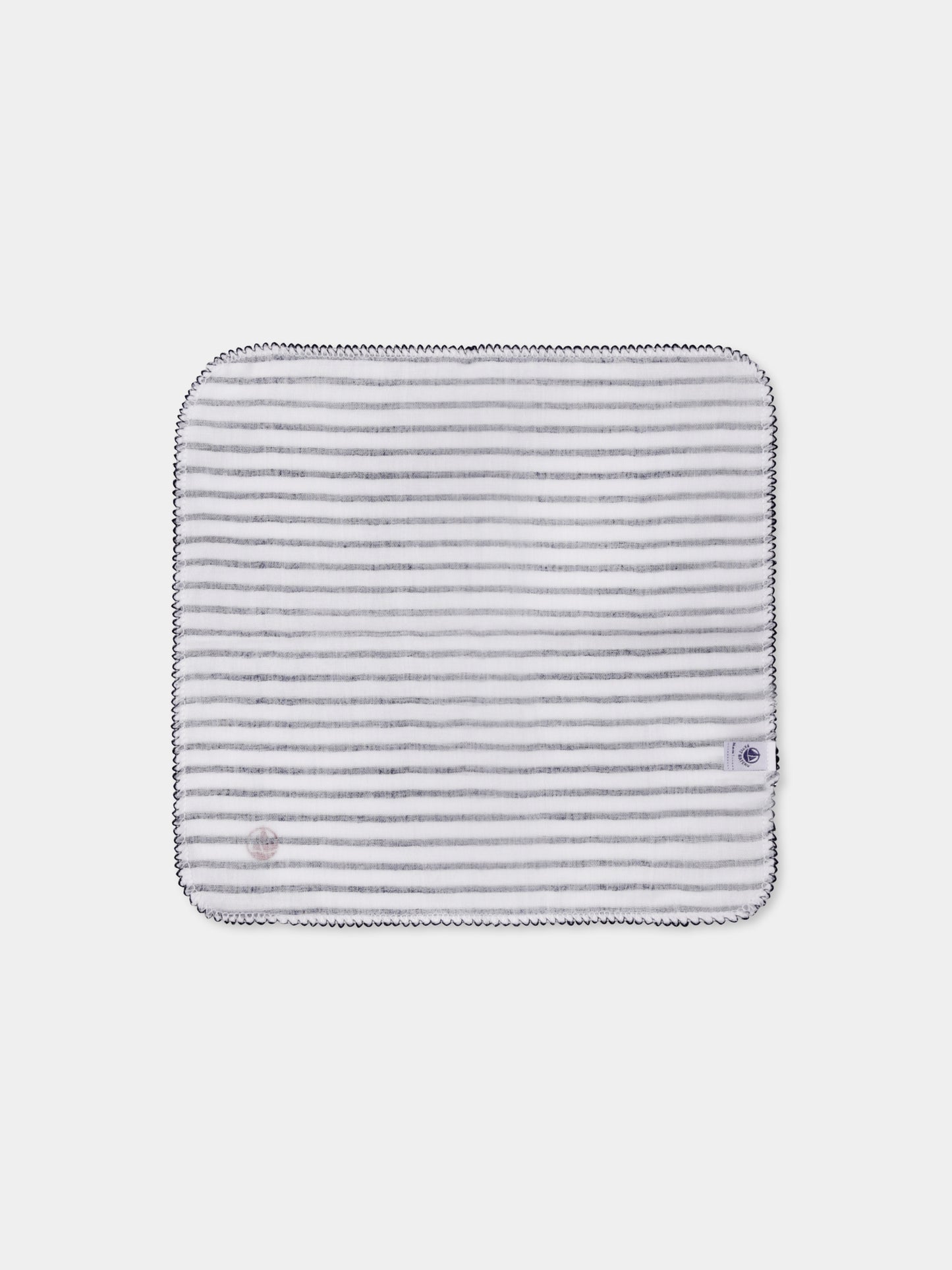 Mussola multicolor per neonati con logo,Petit Bateau,A0AVK 01