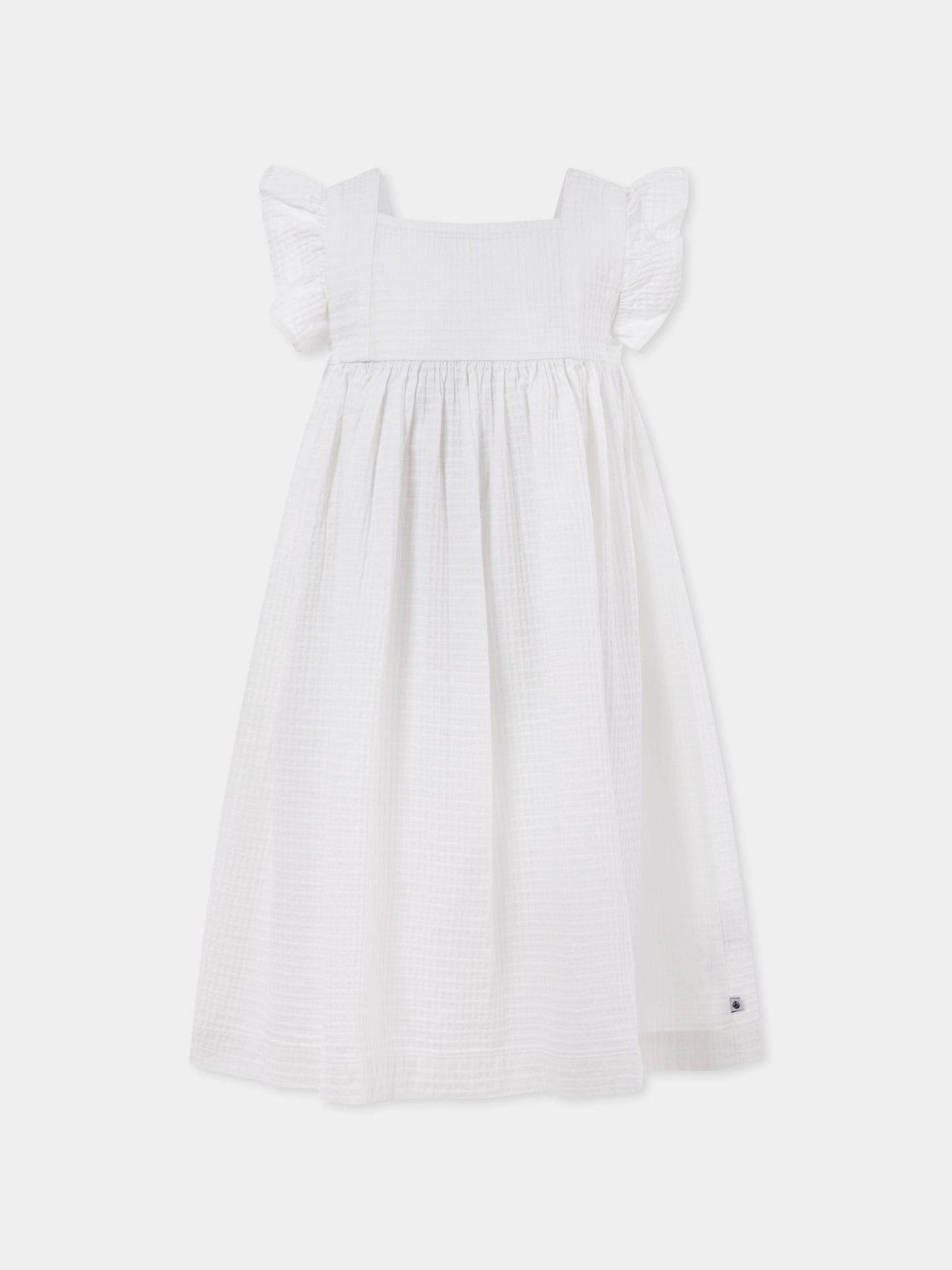 Vestito bianco per bambina,Petit Bateau,A0BFI 01