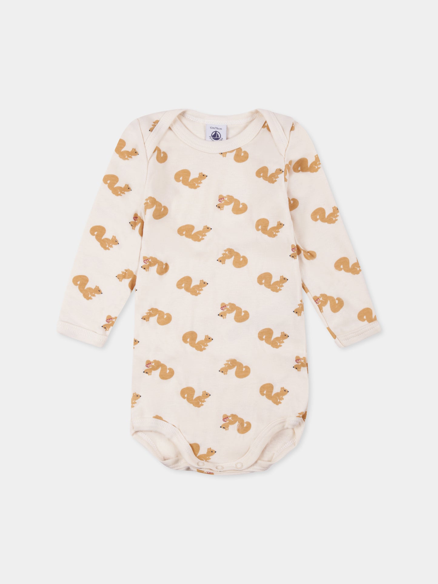Set body multicolor per neonati con scoiattolo e puzzola,Petit Bateau,A0BGN 00