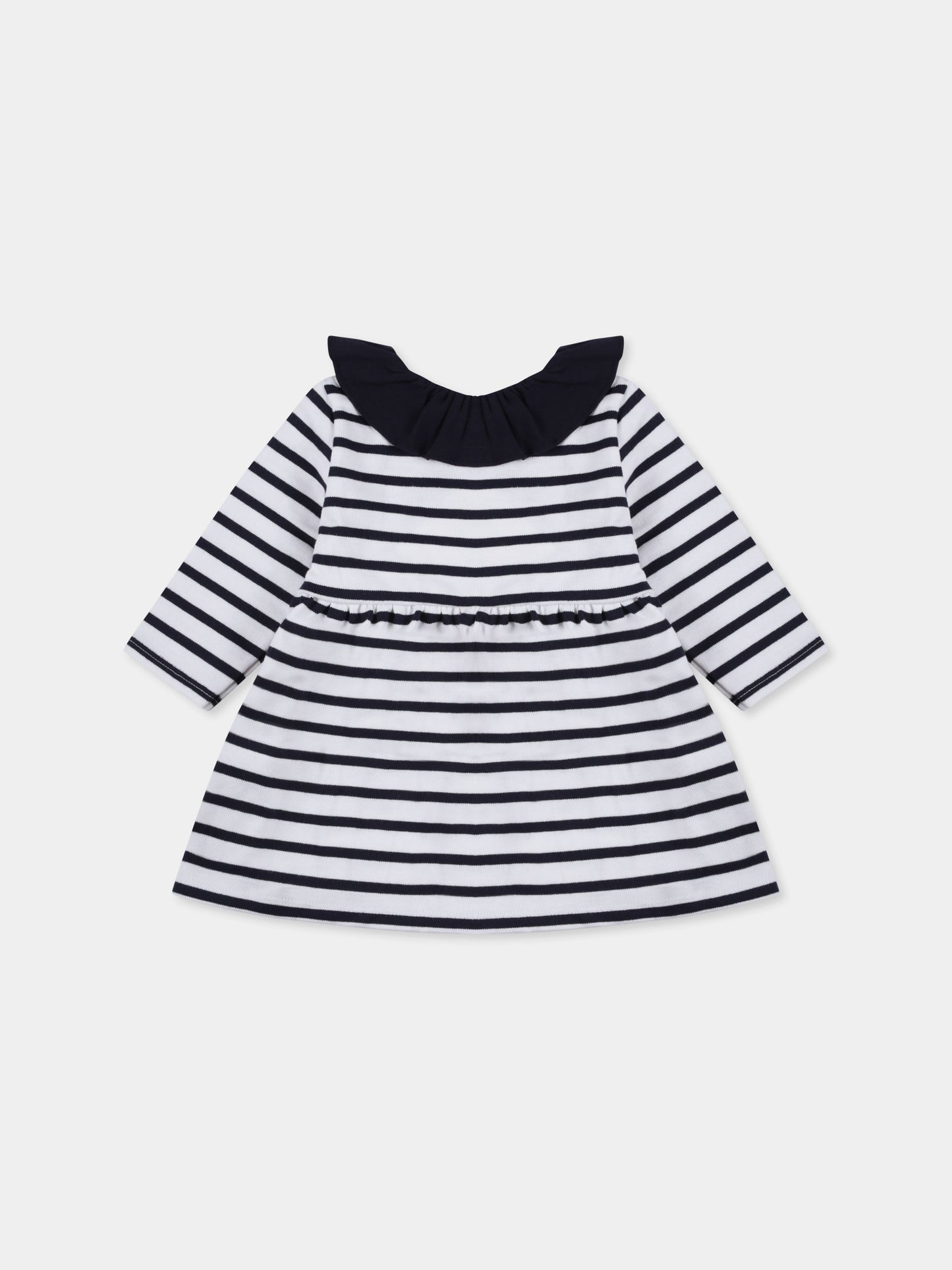 Vestito bianco per neonata,Petit Bateau,A0BKO 01