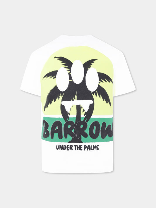 T-shirt blanc pour enfants avec smiley