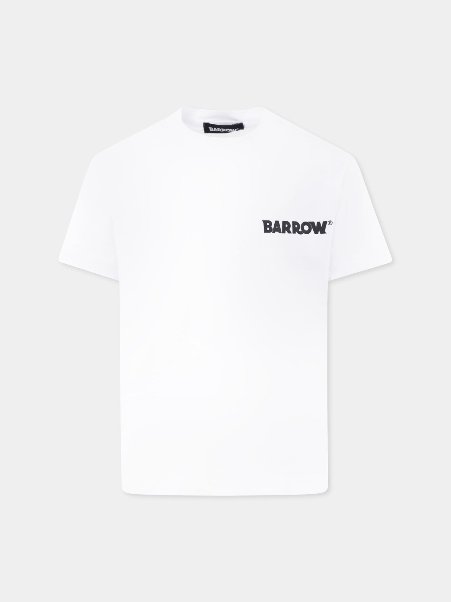 T-shirt blanc pour enfants avec smiley