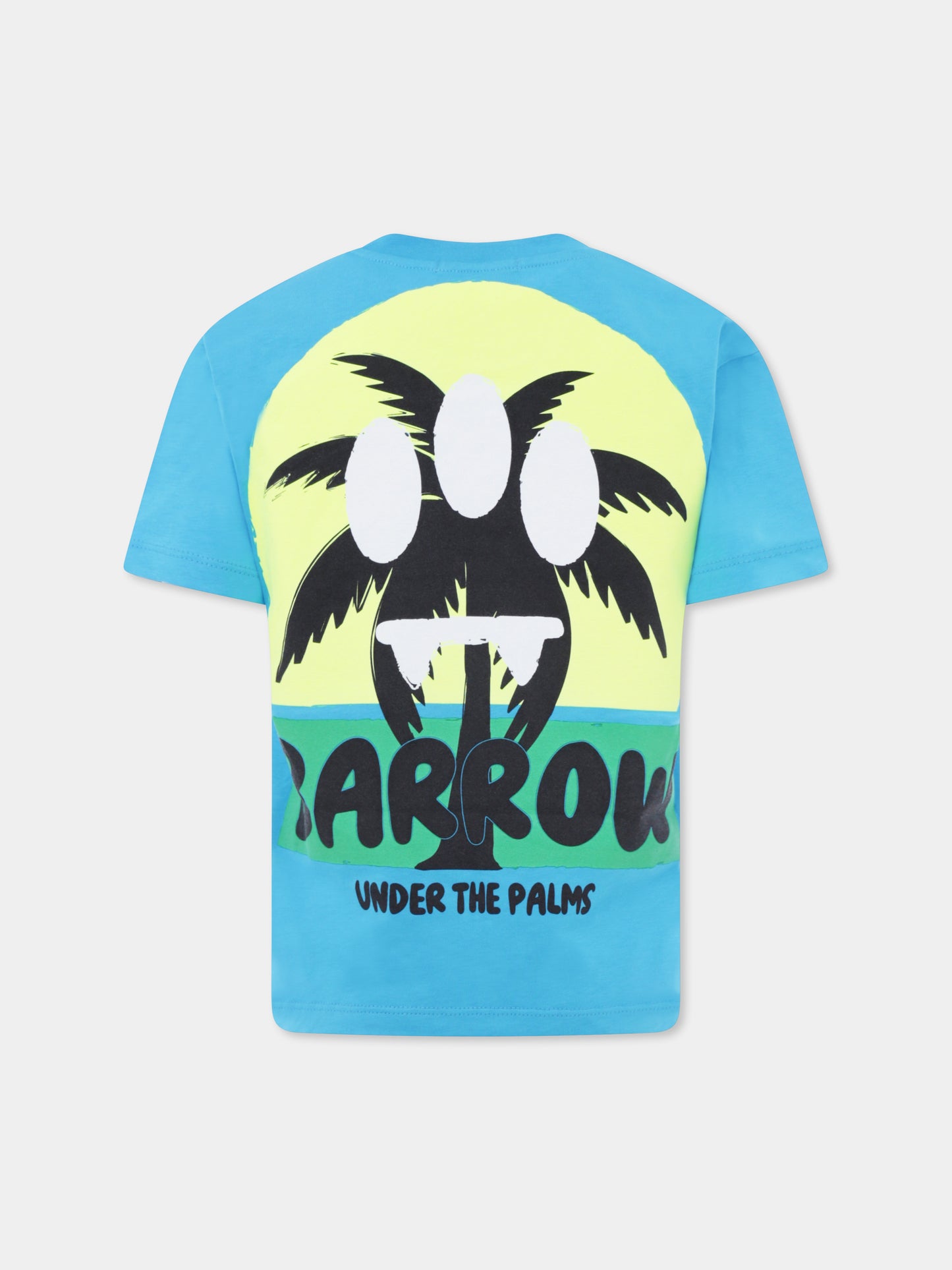 T-shirt bleu clair pour enfants avec smiley