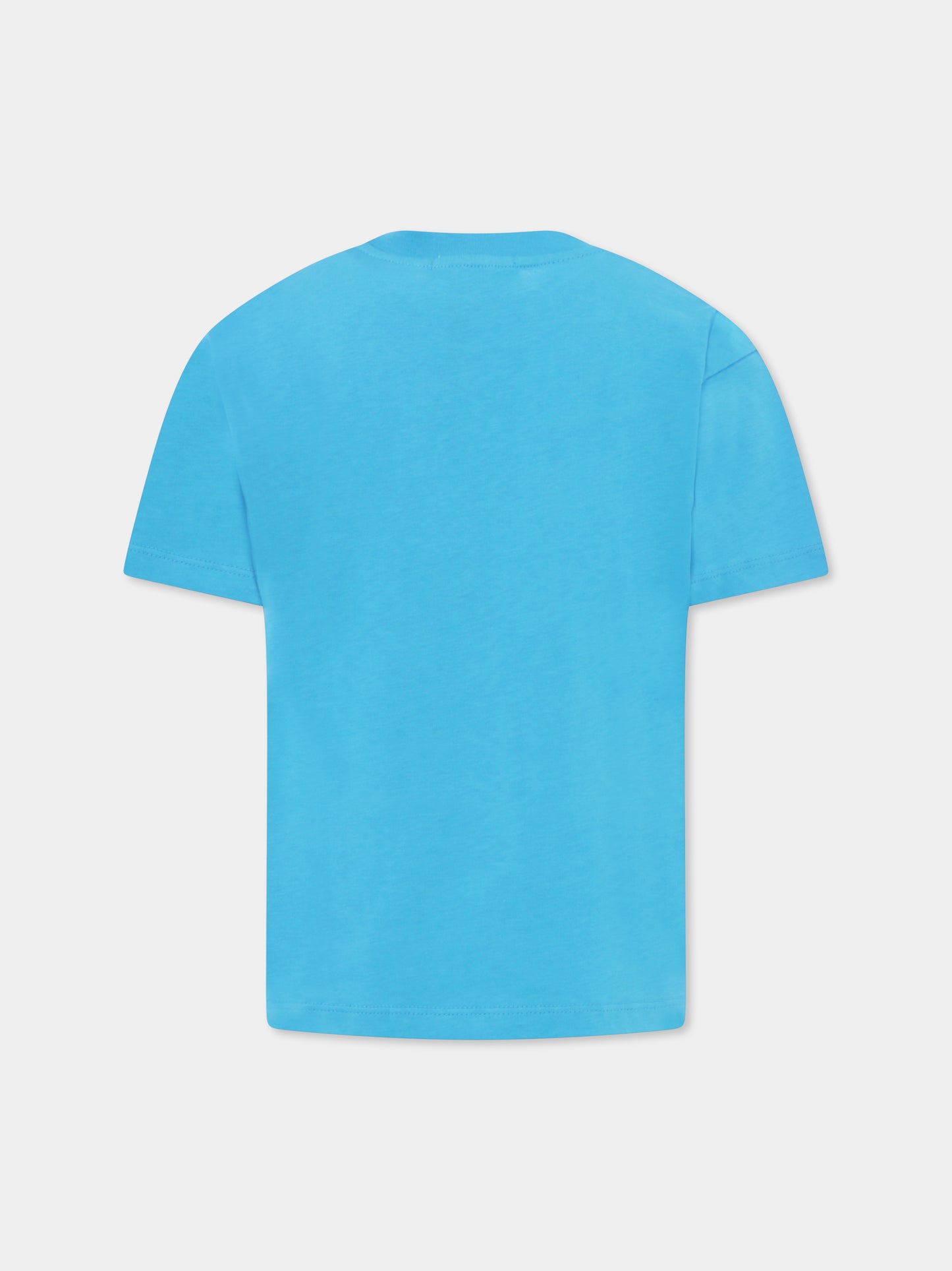 T-shirt bleu clair pour enfants avec smiley