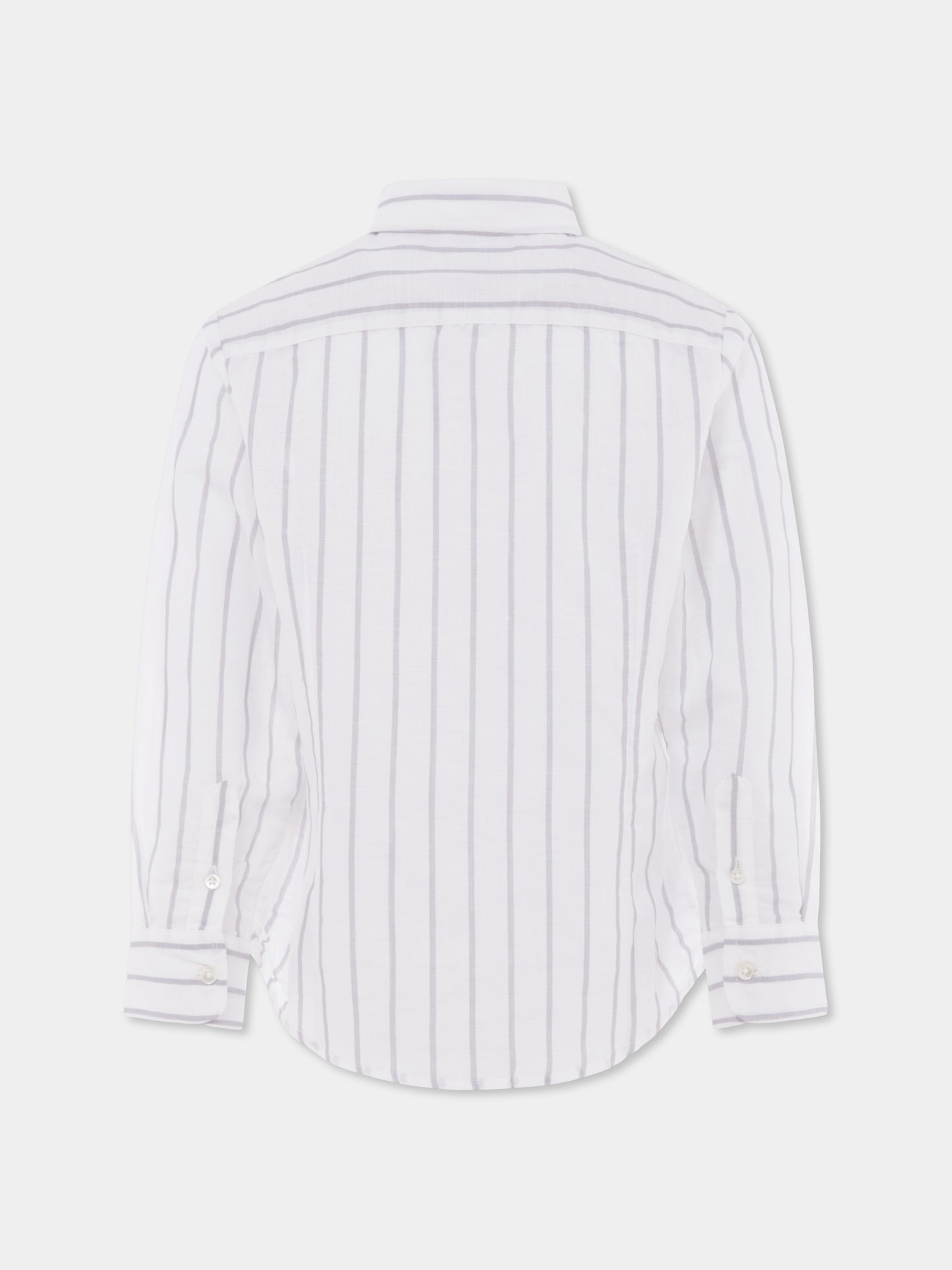 Chemise blanche pour garçon avec logo