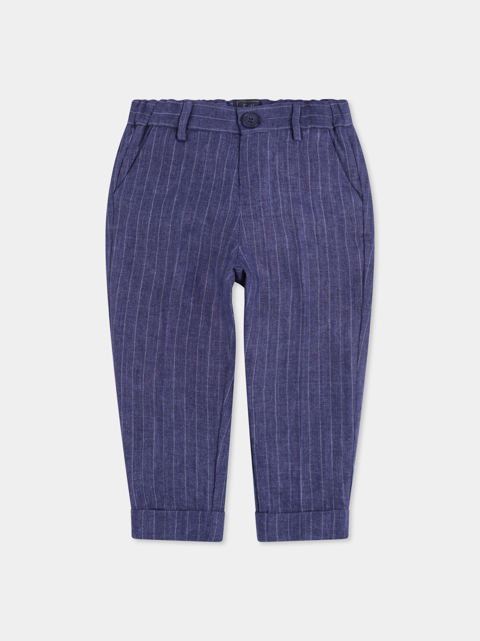 Pantaloni blu per neonato,Fay Kids,FW6530 I0272 667AV