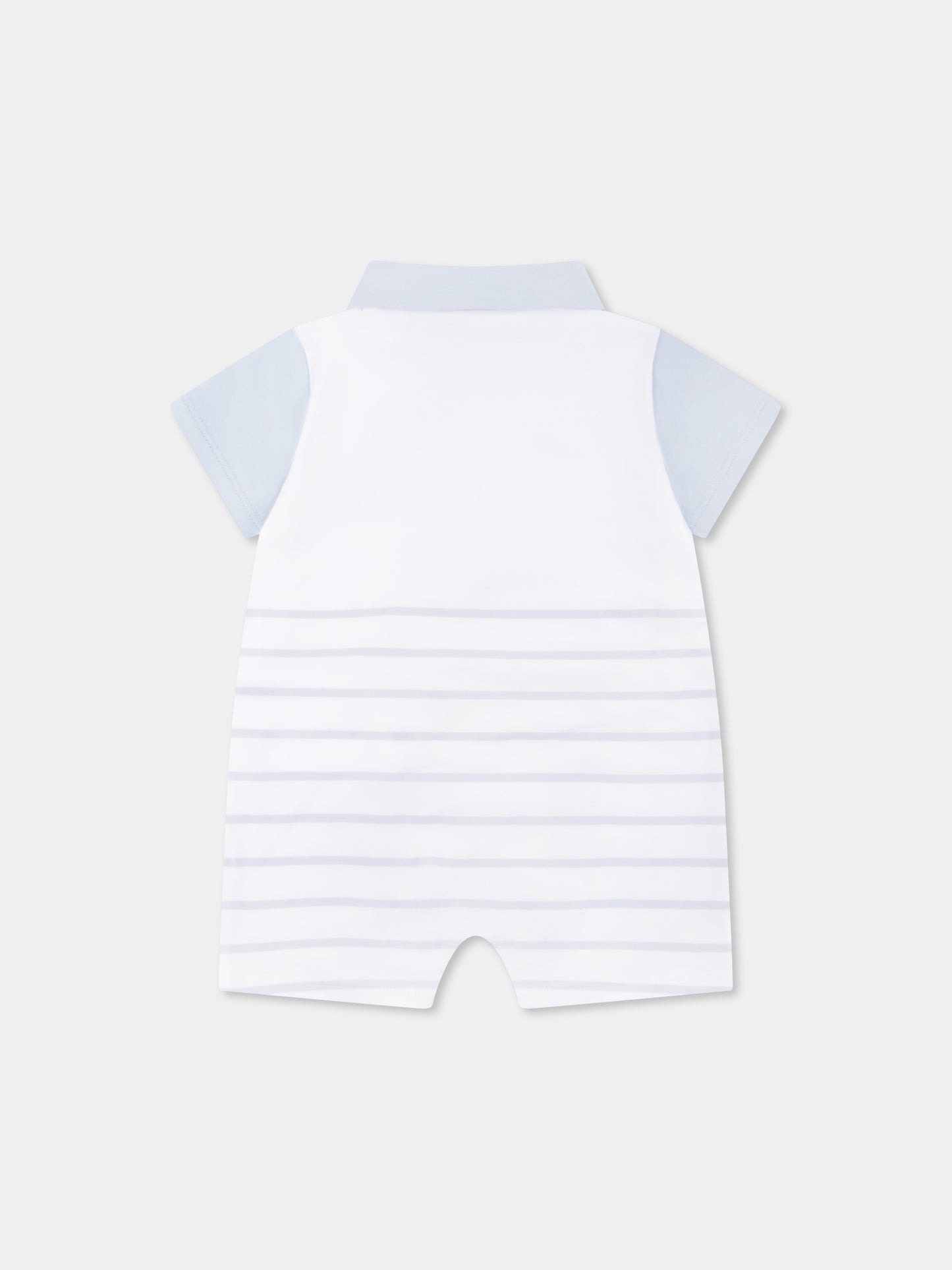 Ensemble barboteuse pour bébé garçon avce logo