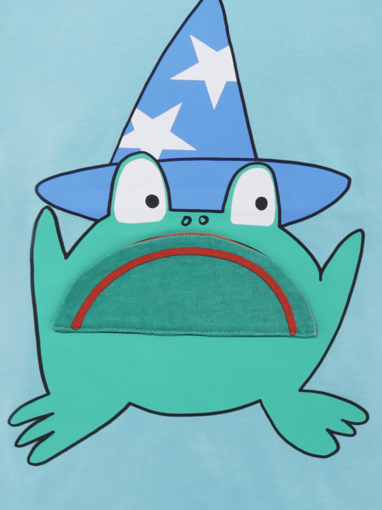 T-shirt multicolore pour garçon avec grenouille