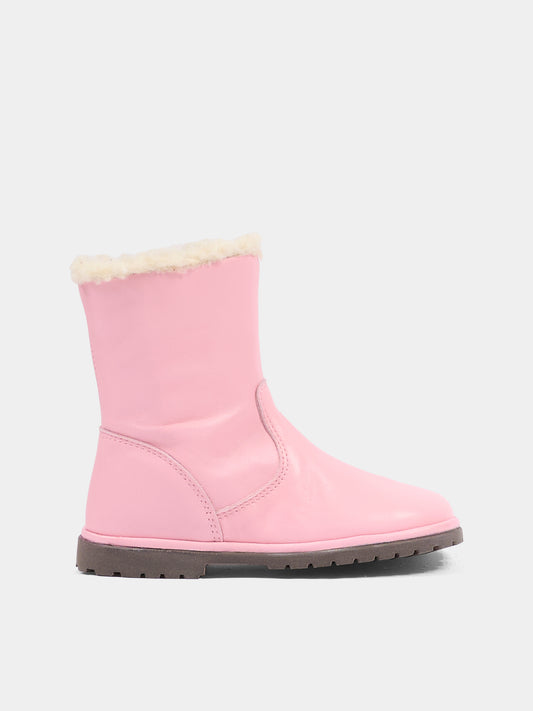 Stivaletti rosa per neonata e bambina,Pèpè,LEP2 NASR ROSA