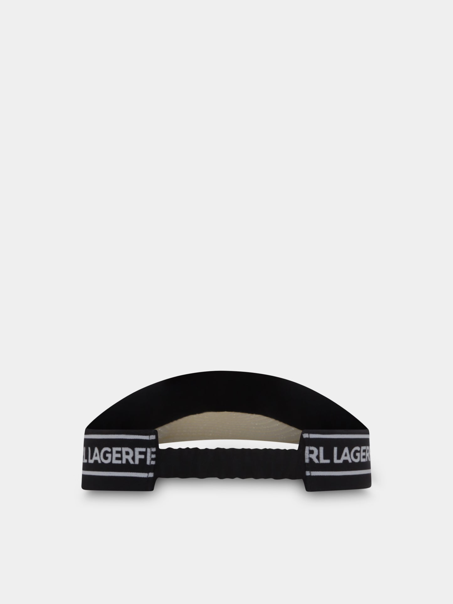 Cappello nero per bambina con logo,Karl Lagerfeld Kids,Z30390 09B