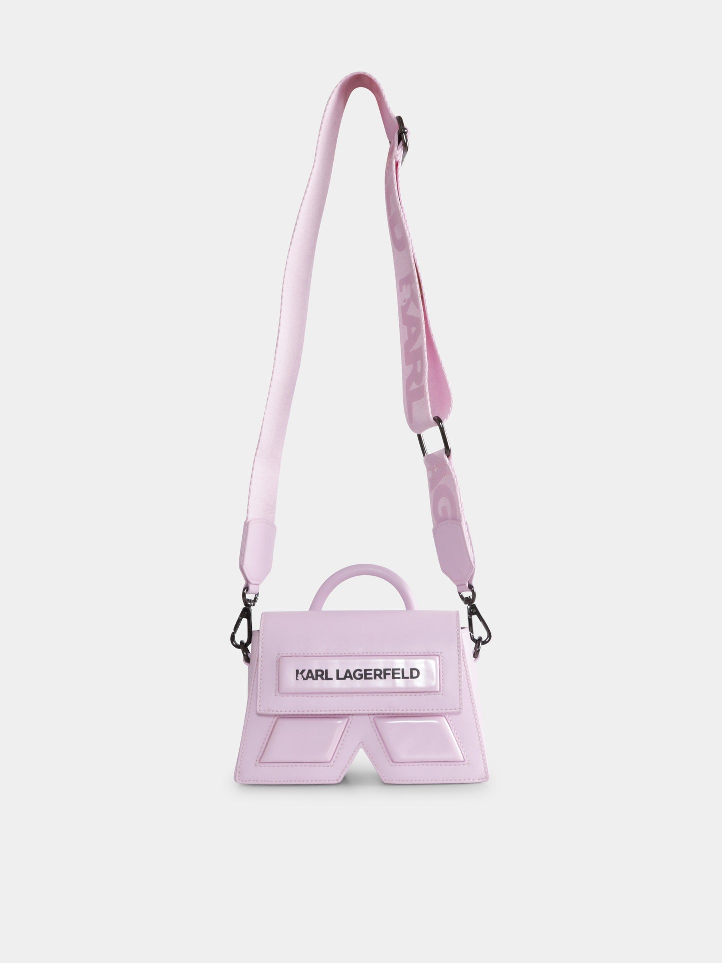 Borsa IKON K rosa per bambina con logo,Karl Lagerfeld Kids,Z30401 46P